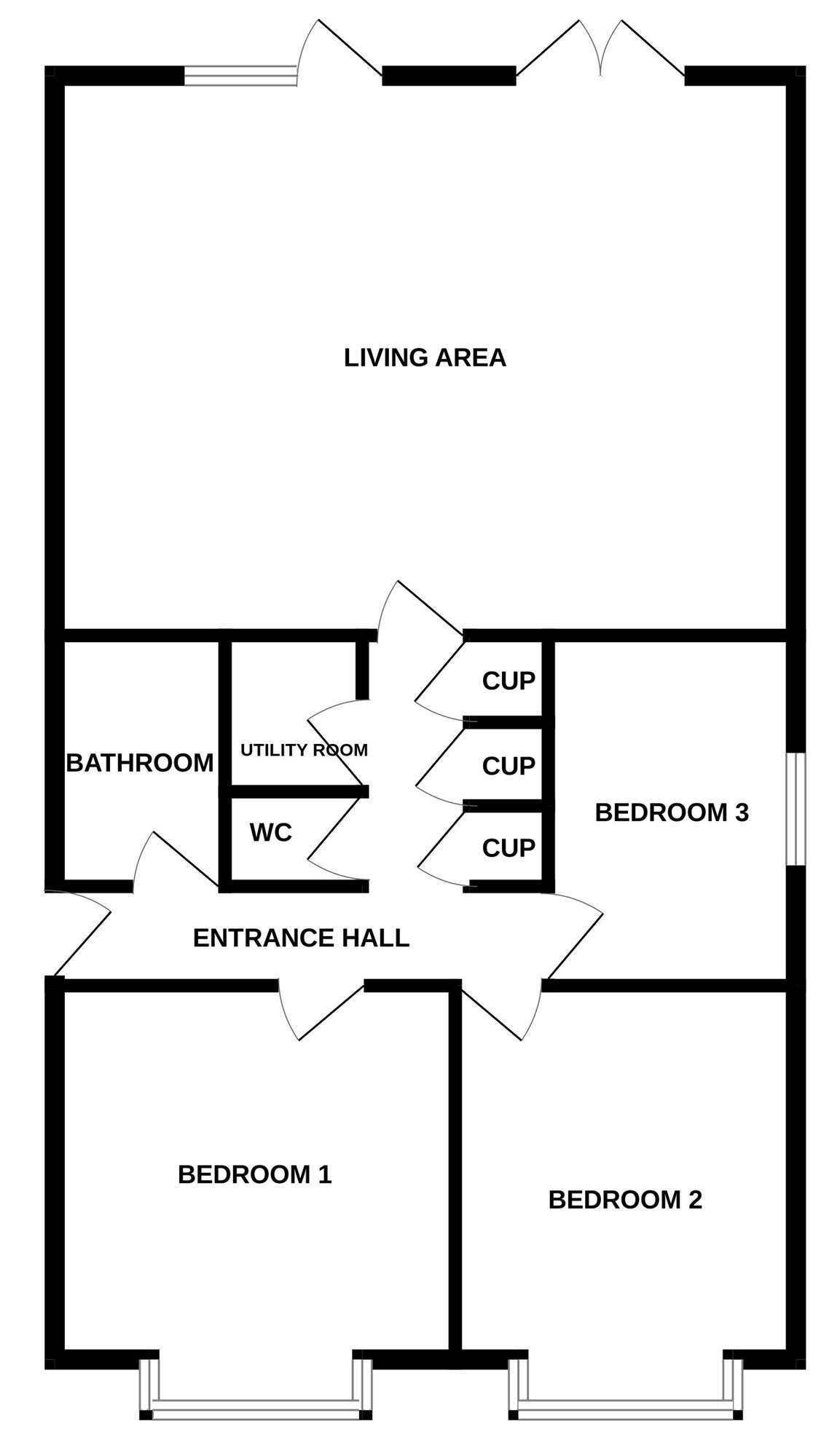 74, Thomas Road, Clacton on Sea floorplan
