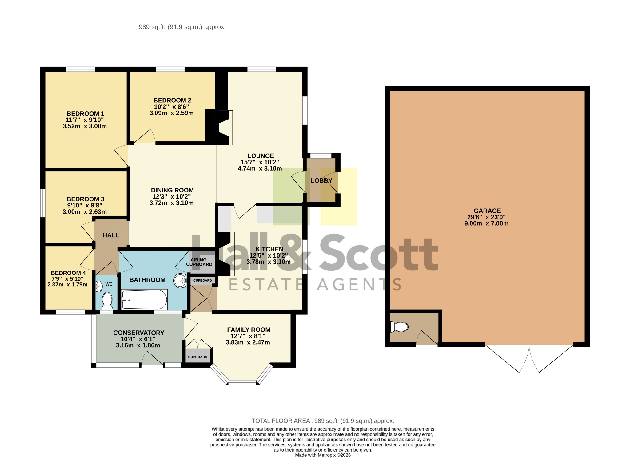 Rosalyn, Harp Lane, Exeter floorplan