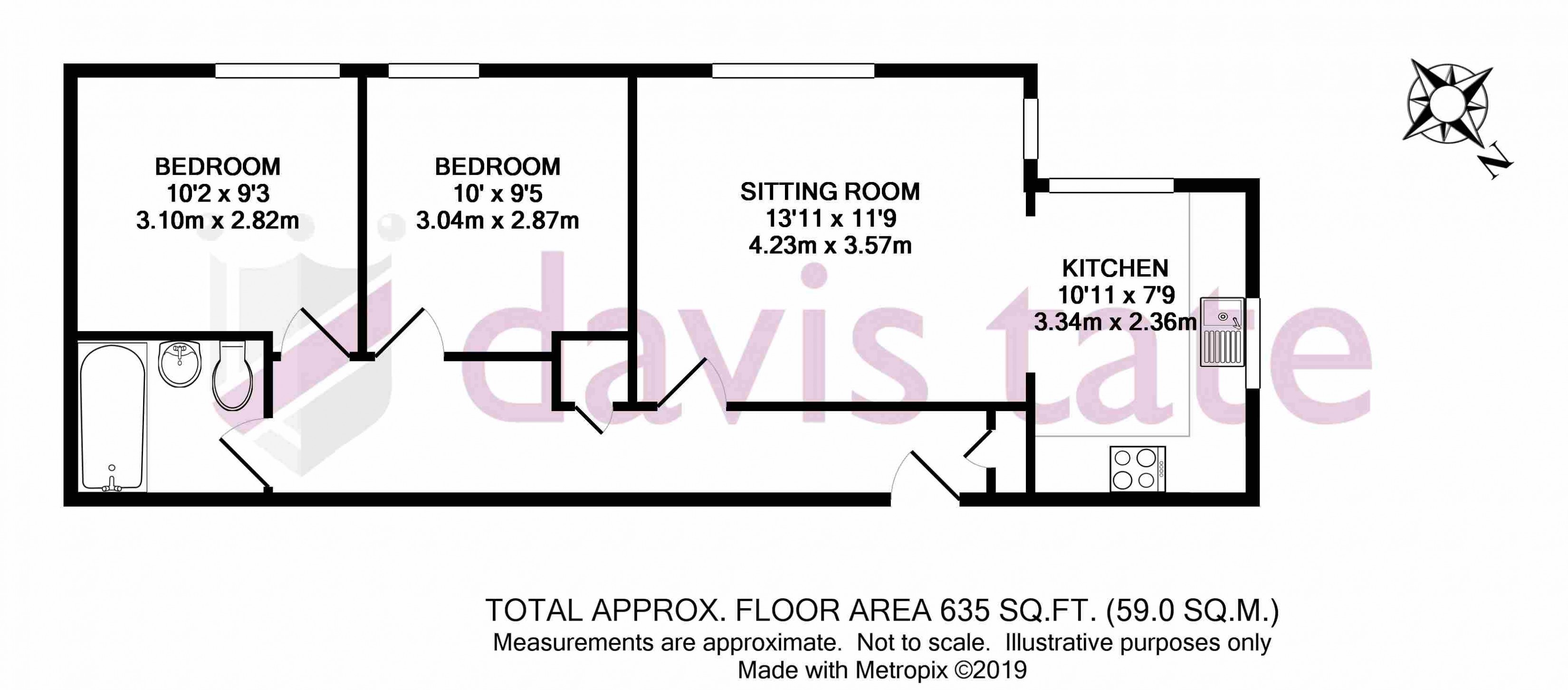 2 Bedrooms Flat for sale in Newman House, South Stoke Road, Woodcote, Reading RG8