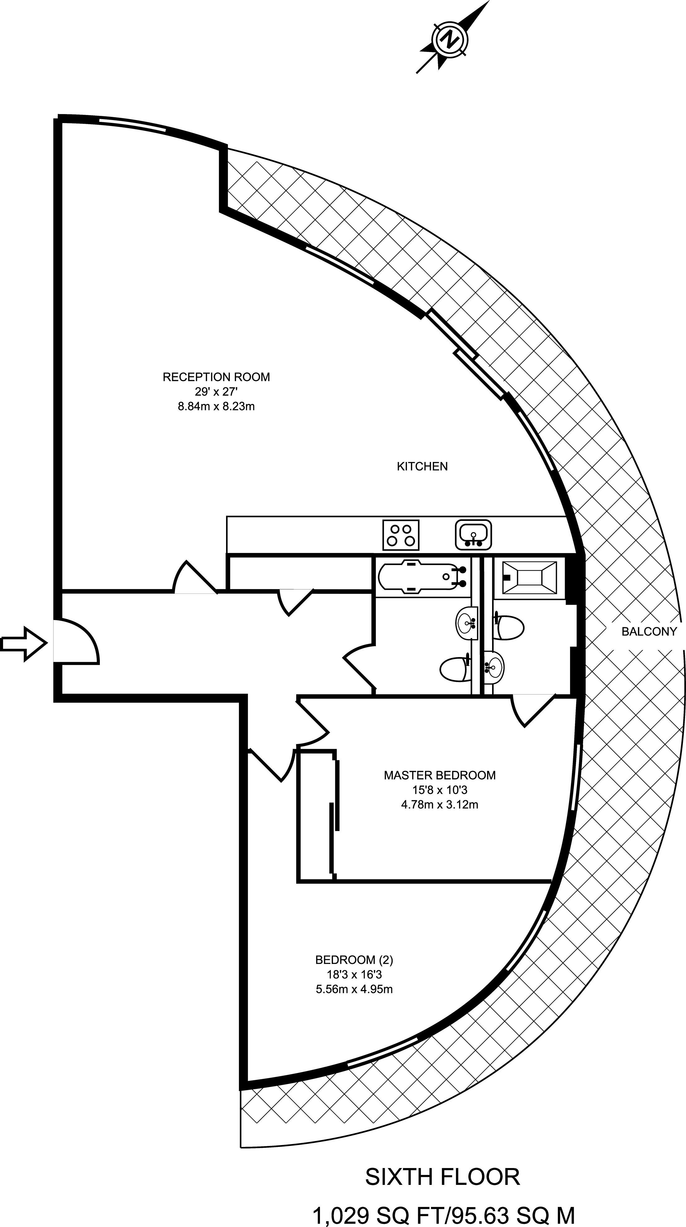 2 Bedrooms Flat to rent in Bridges Court Road, Battersea SW11