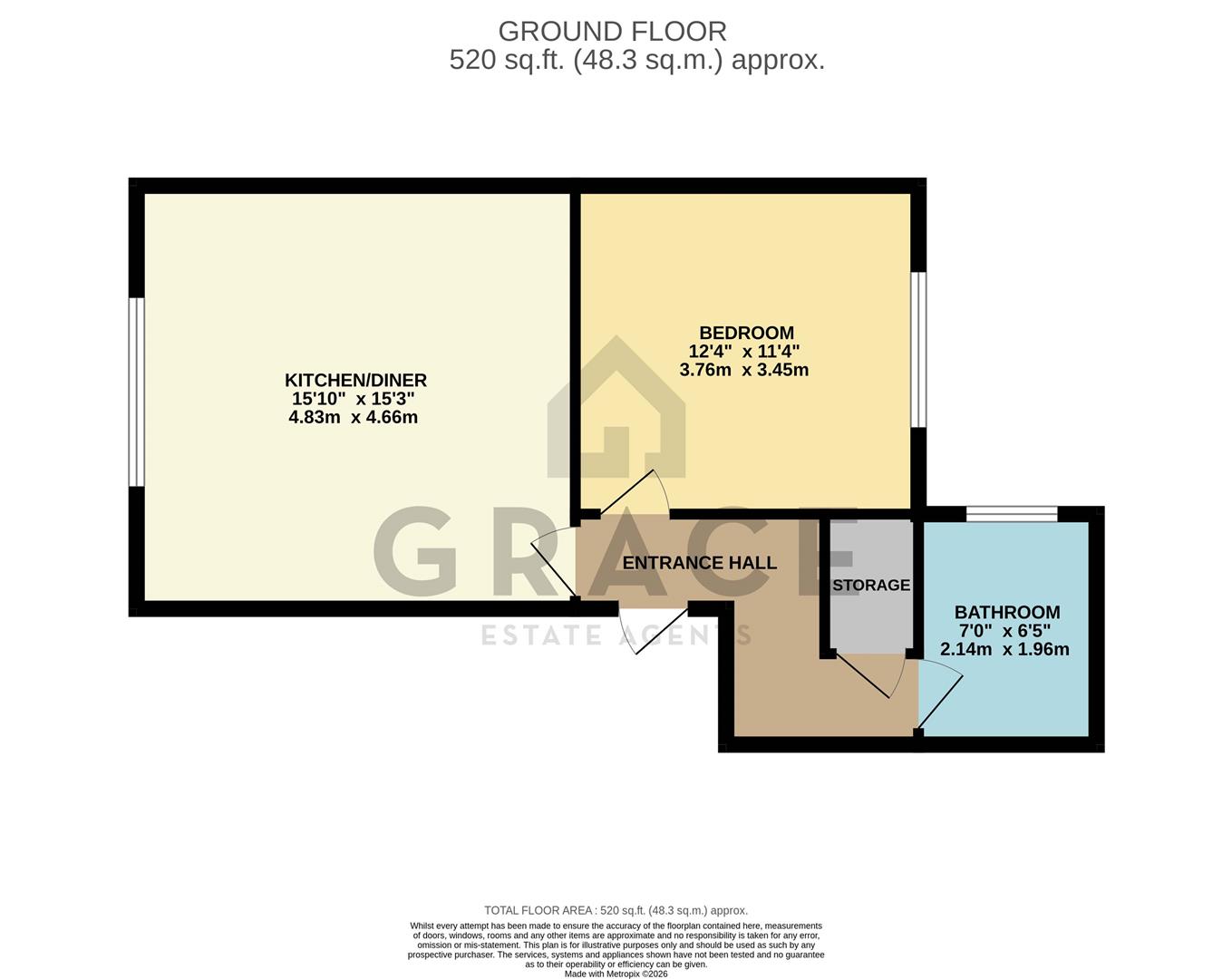 Flat 5, 403, Foxhall Road, Ipswich floorplan