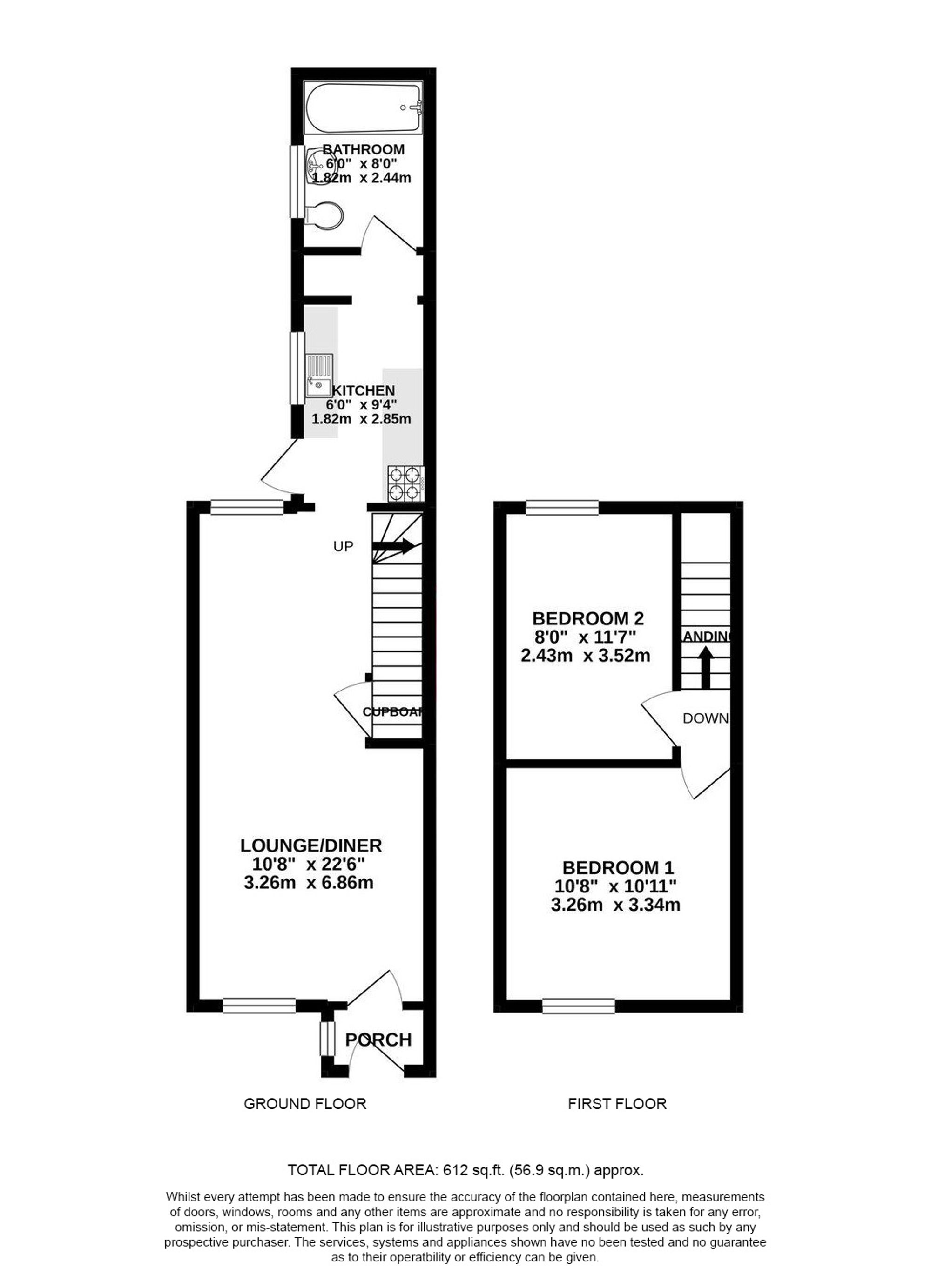 511 Bramford Road, Ipswich floorplan
