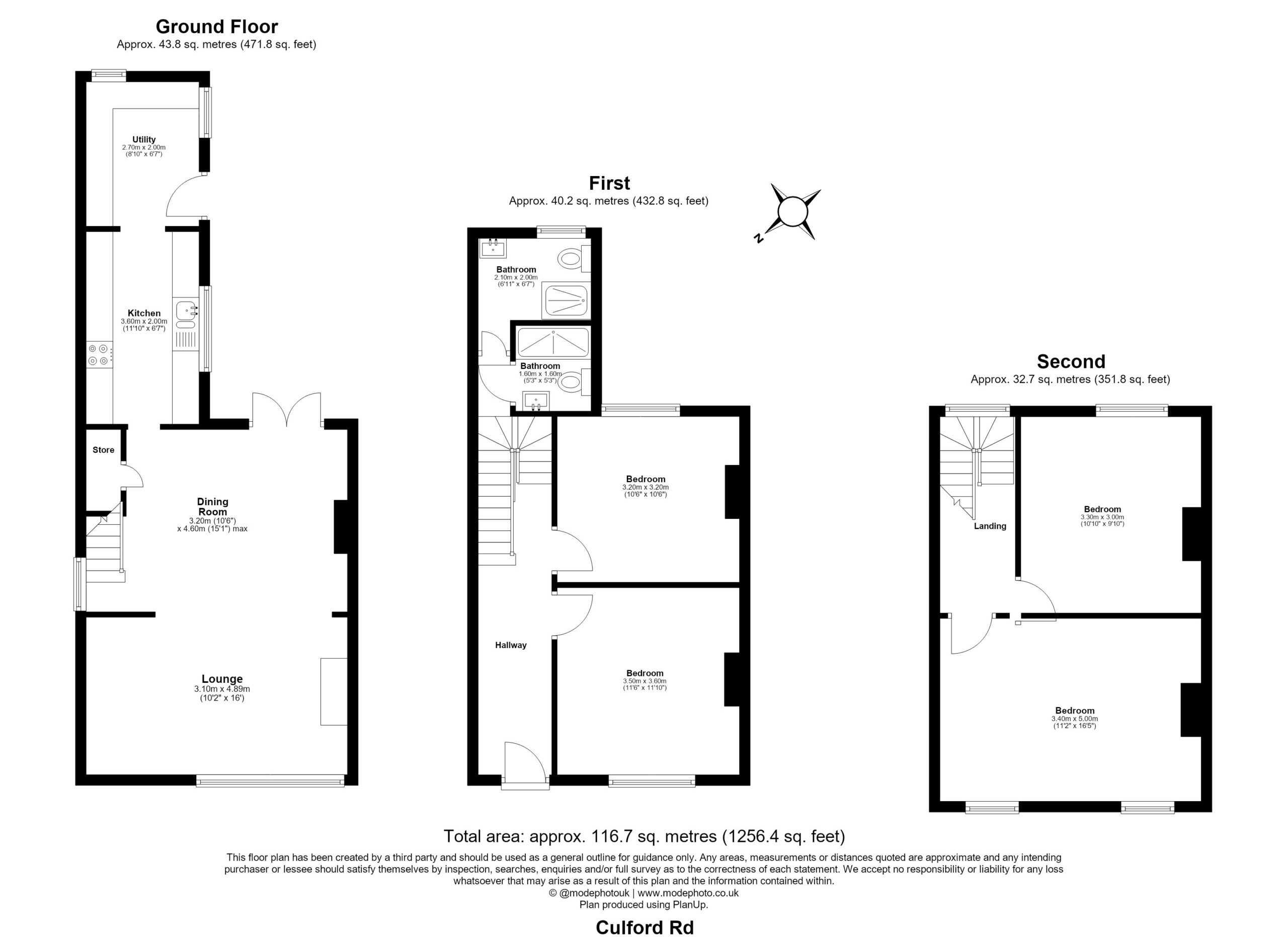 106, Culford Road, London floorplan