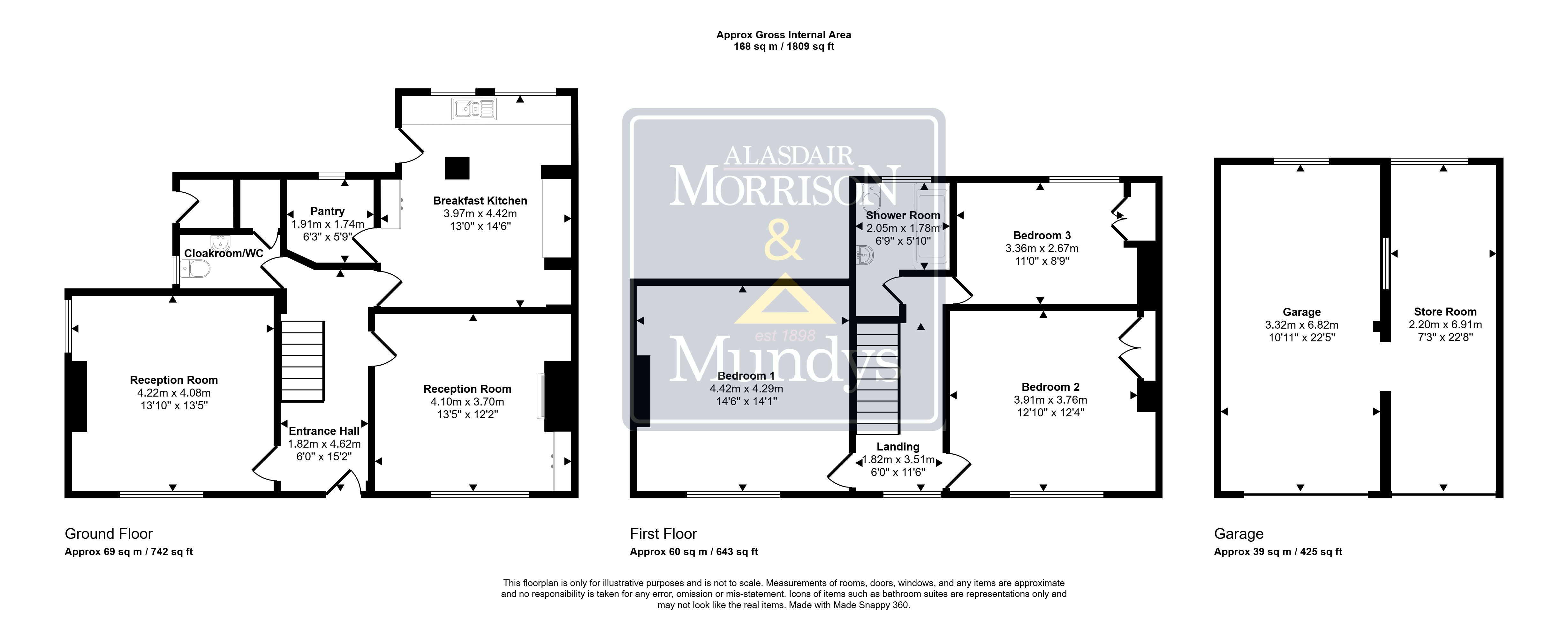 165, Main Street, Nottingham floorplan