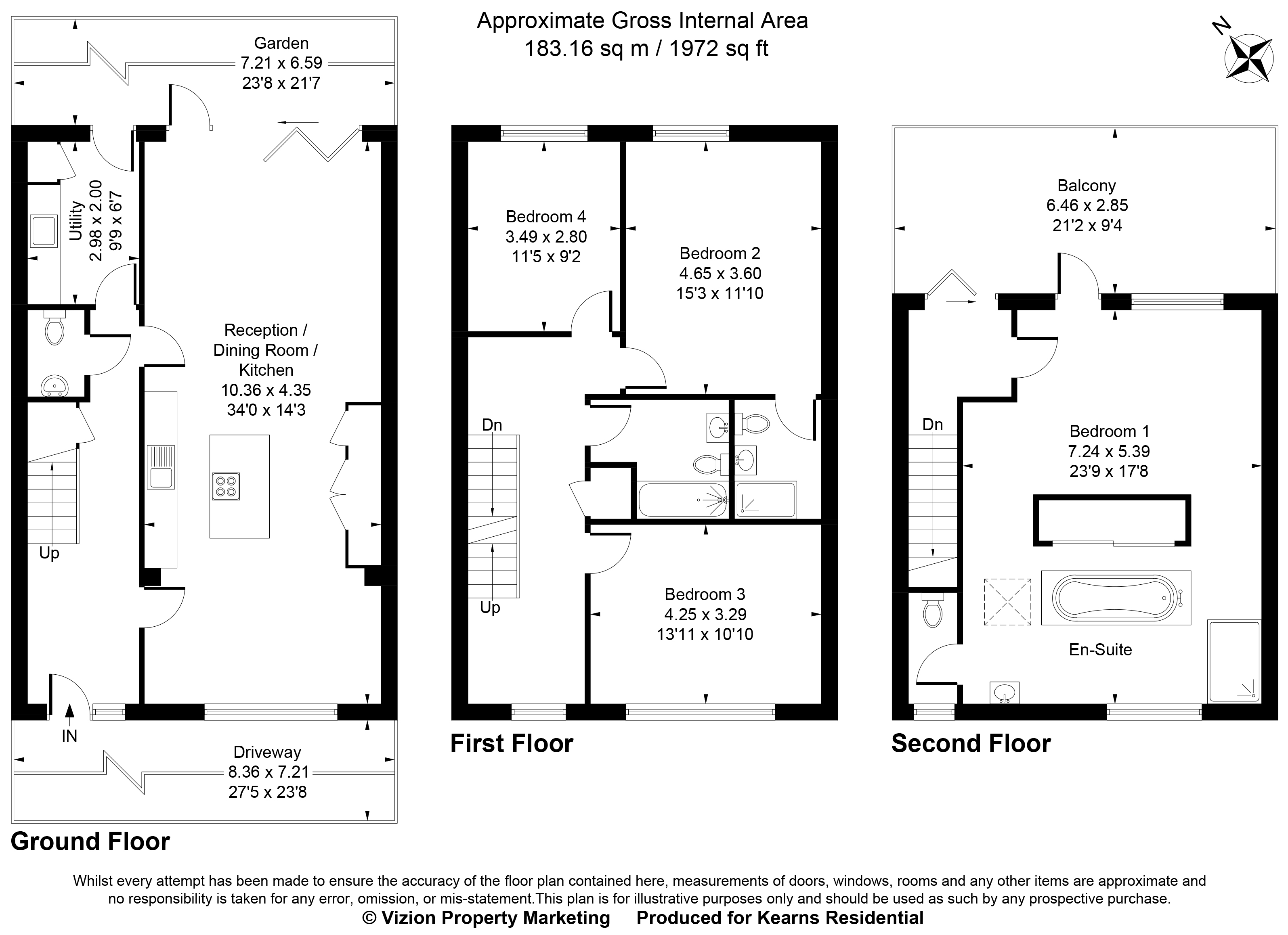 99, Kings Mill Way, Uxbridge floorplan