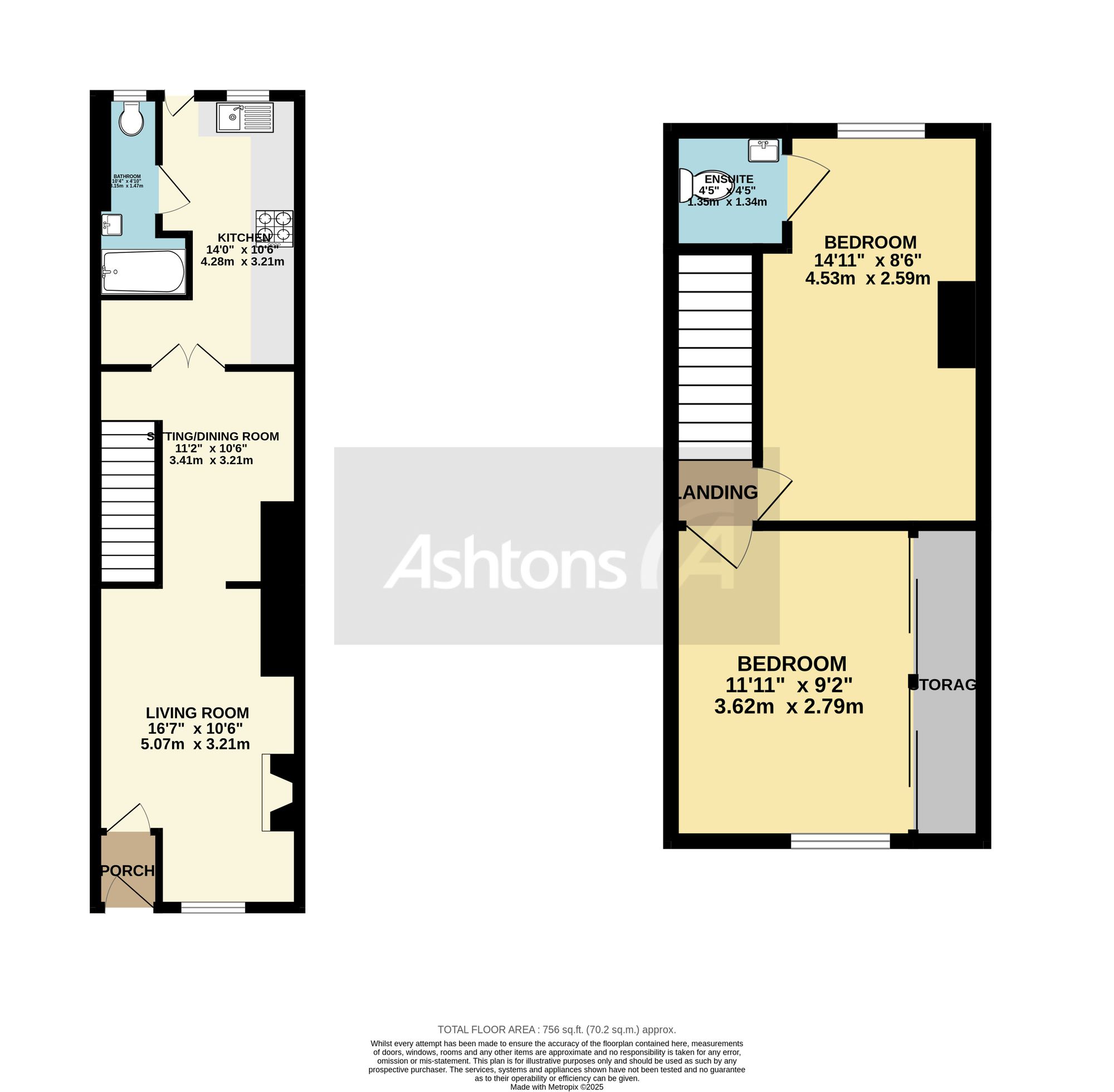 24 Newton Road, Wigan floorplan