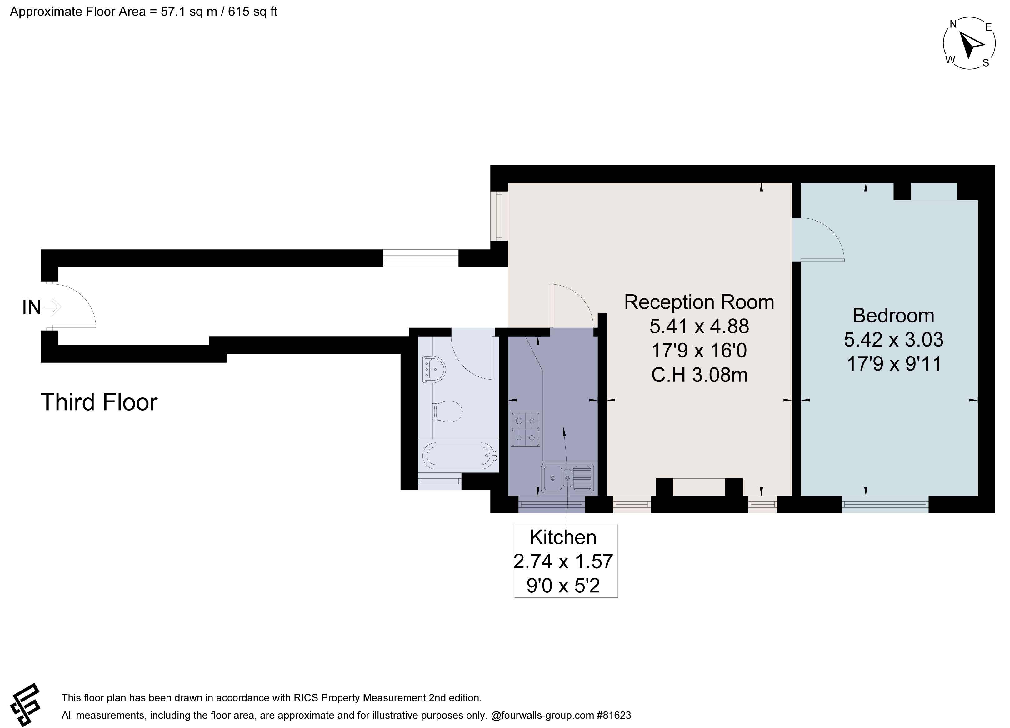 Flat 14A,, Coleherne Mansions, London floorplan