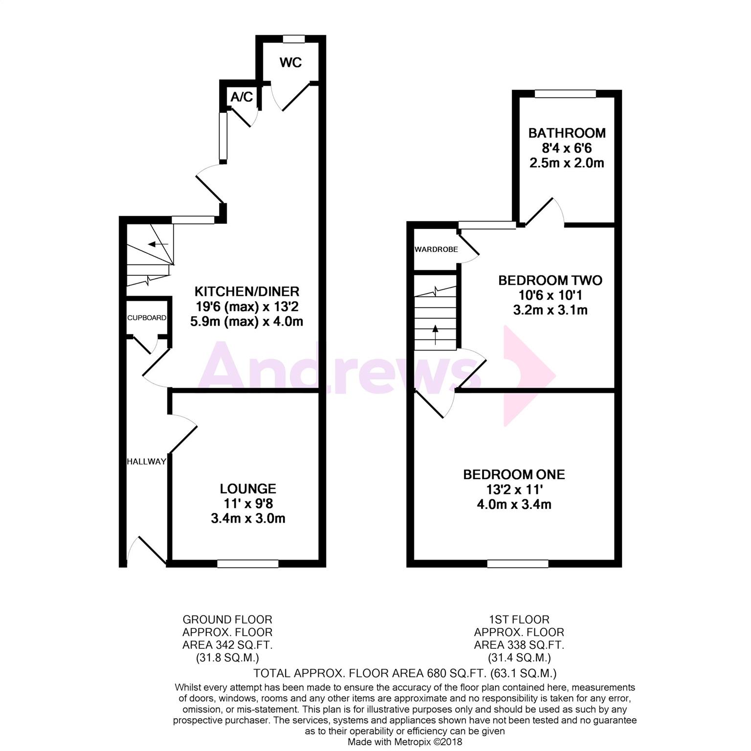 2 Bedrooms Terraced house for sale in Hanover Street, Cheltenham GL50