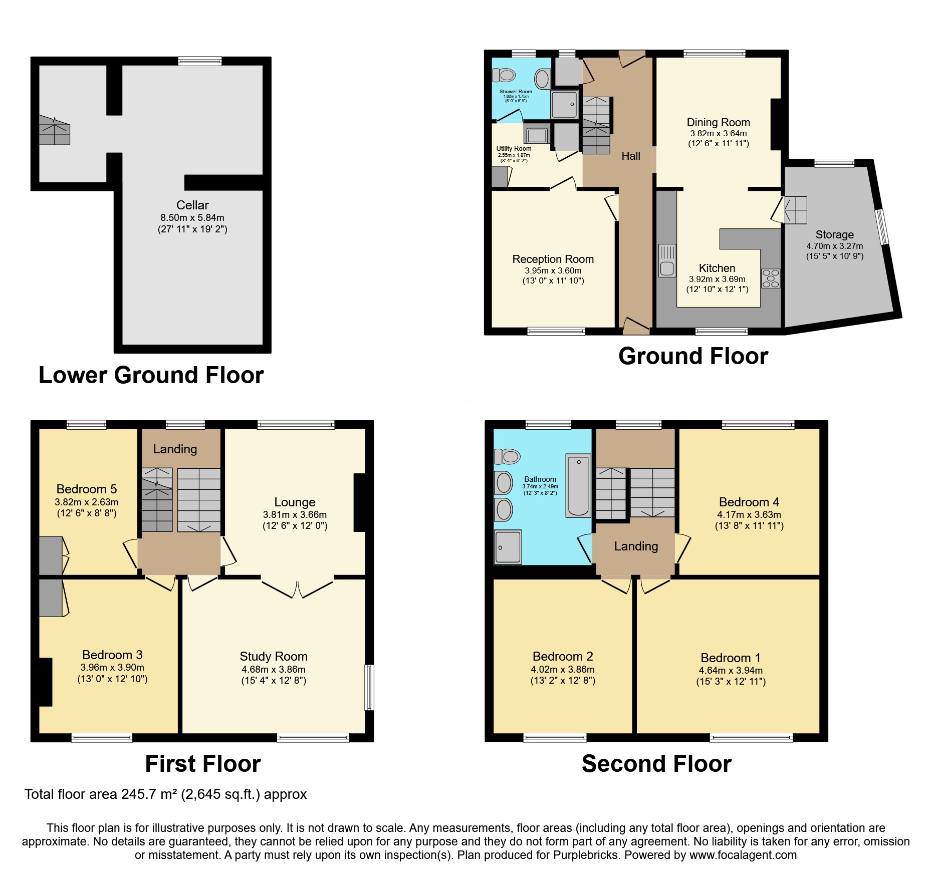 5 bed terraced house for sale in Frenchgate, Richmond DL10 67232038