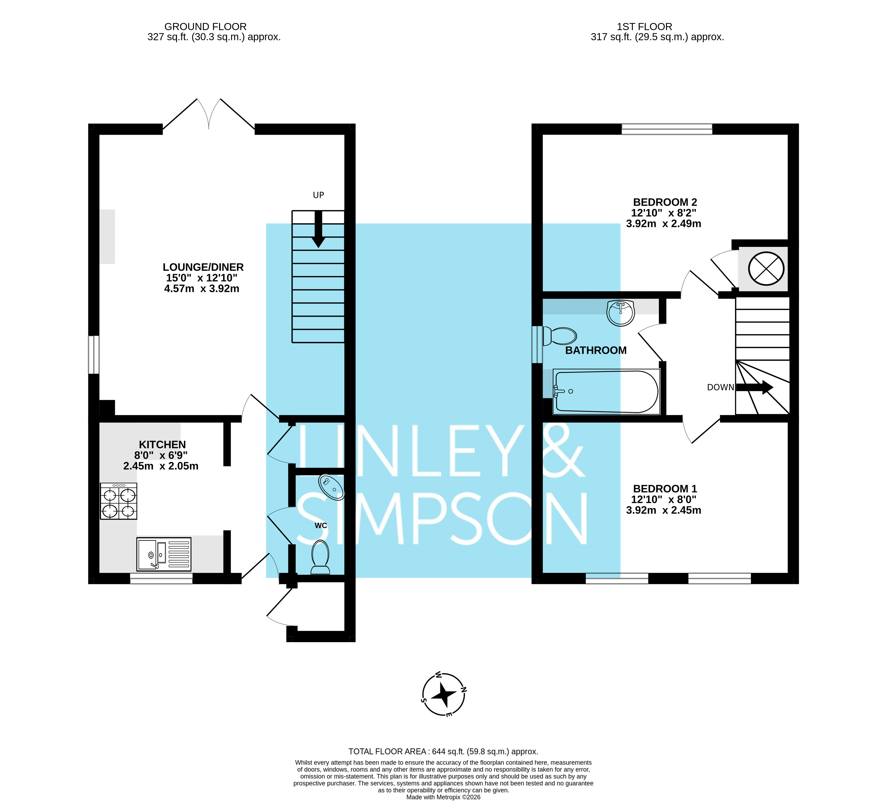 19, Rainsborough Way, York floorplan