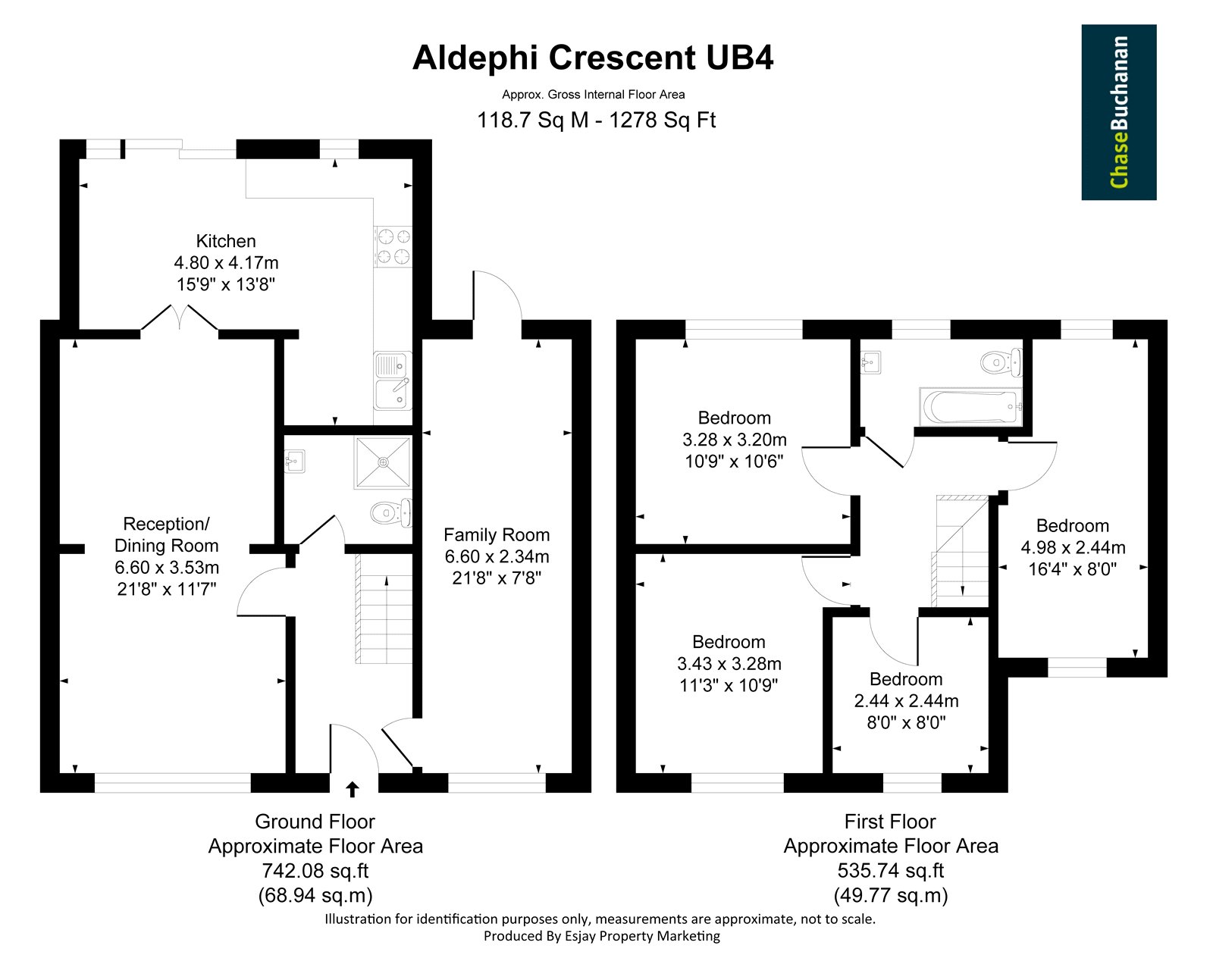 89,, Adelphi Crescent, Hayes floorplan