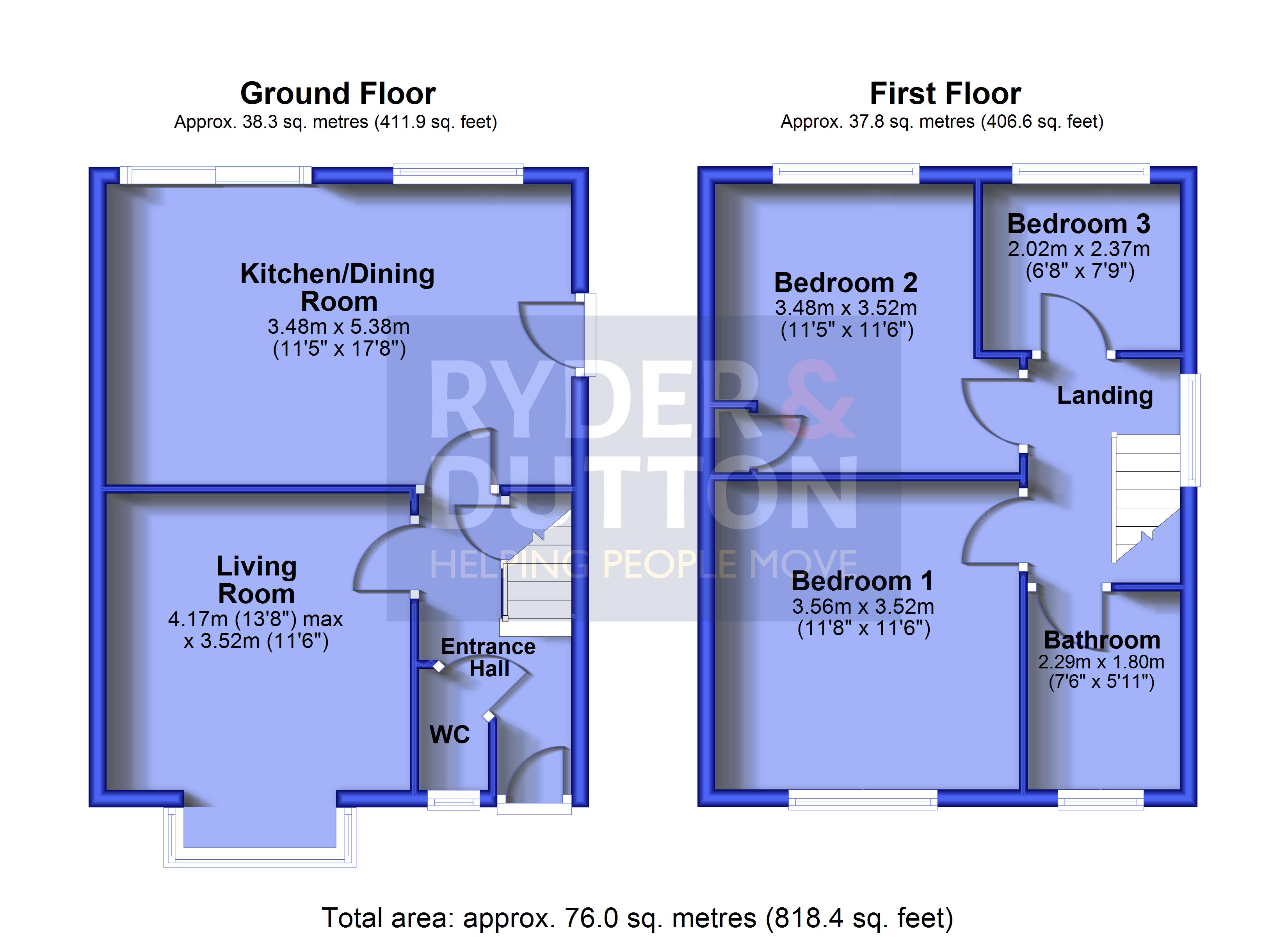 Greenfield Road, West Yorkshire floorplan