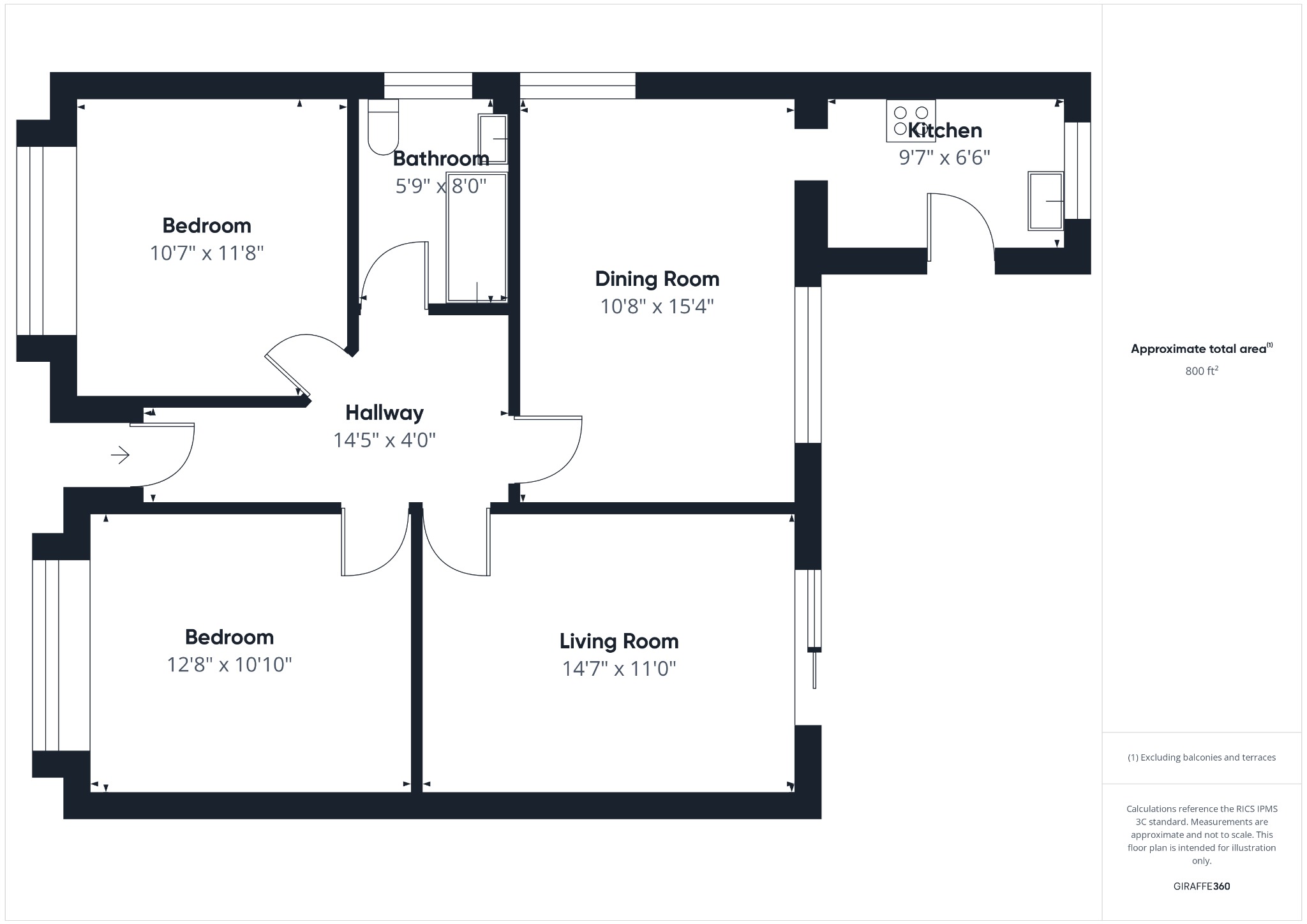 12, Woodlands Avenue, Sidcup floorplan
