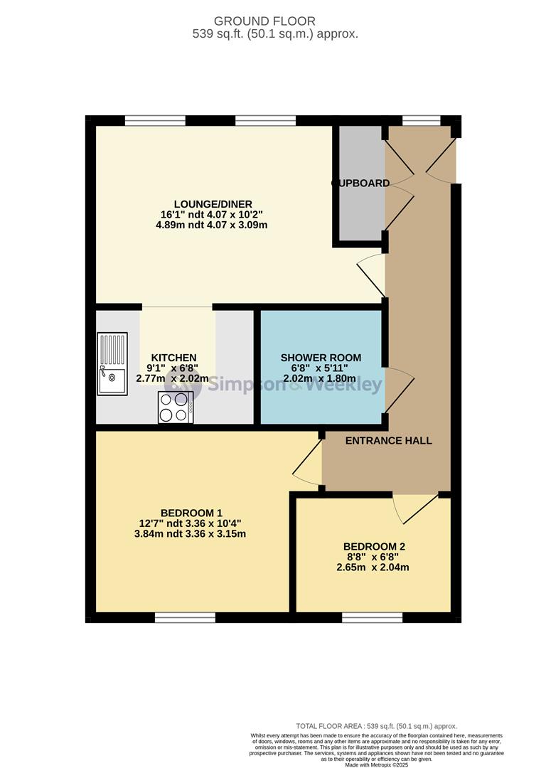23, Freemans Court, Station Road, Rushden floorplan