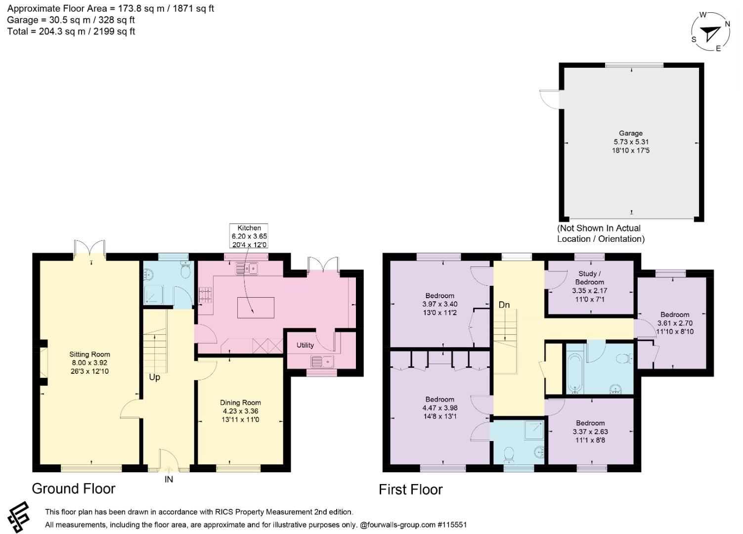 21 Chestnut Close, Salisbury floorplan