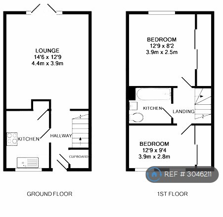 Hythe Close Forest Park, Bracknell floorplan
