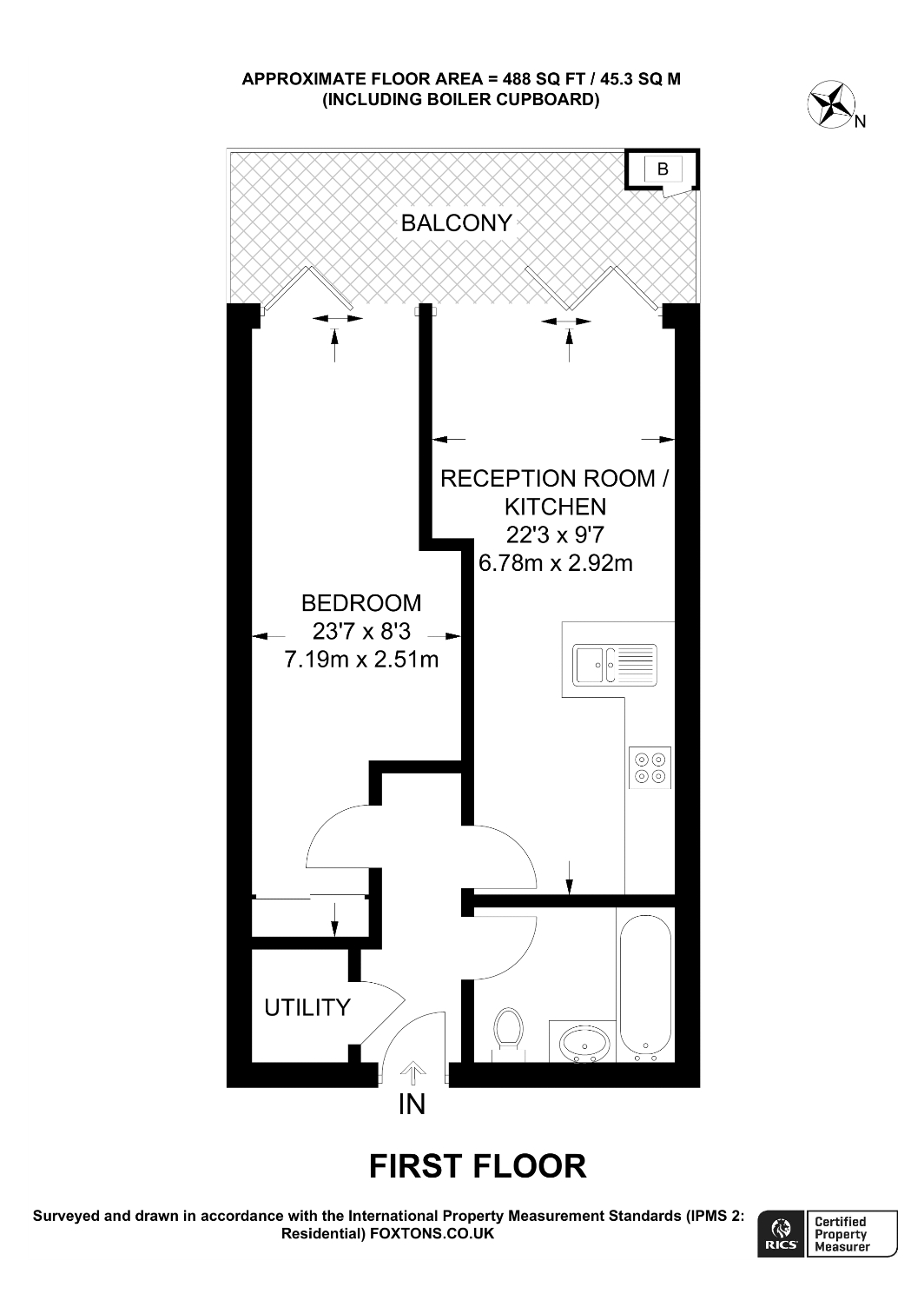 62, Bruges Place, London floorplan