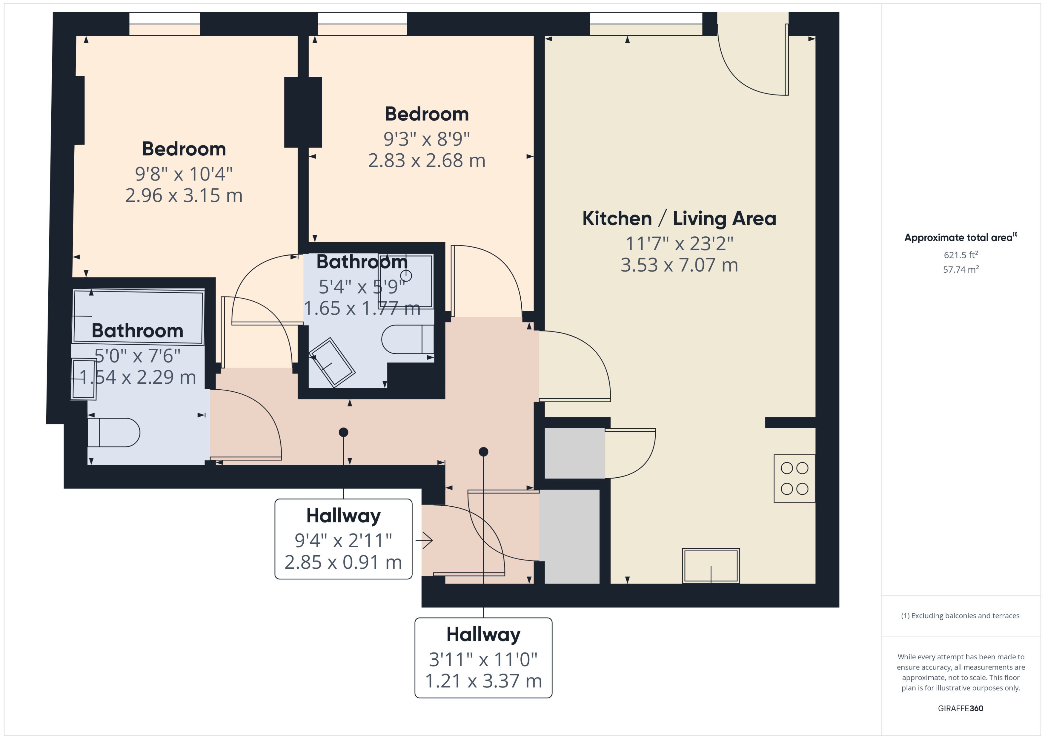 101 , Daisy Spring Works, Dun Street, Sheffield floorplan