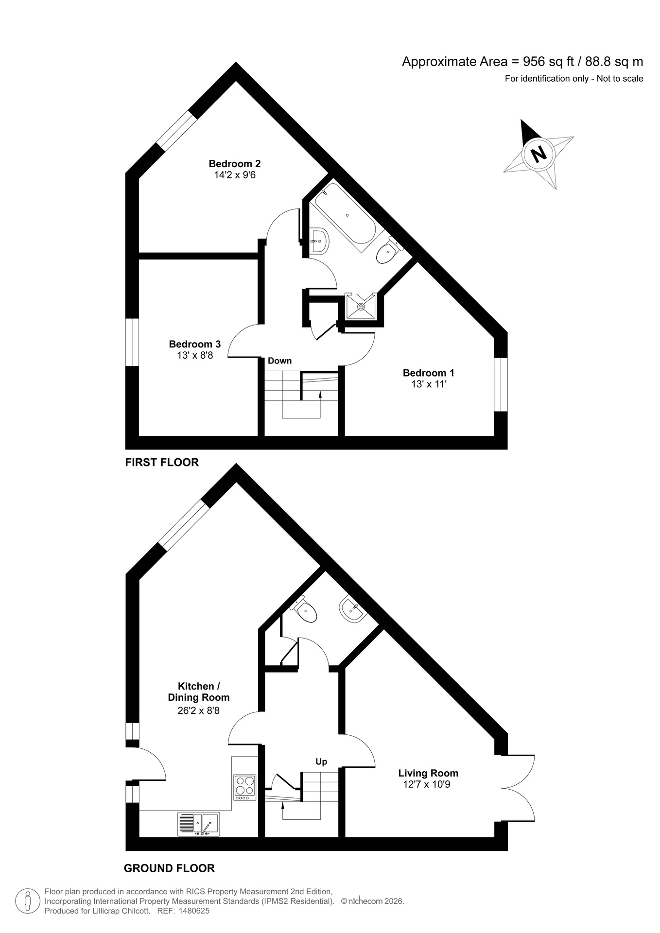 3 Menagwins Court, St. Austell floorplan
