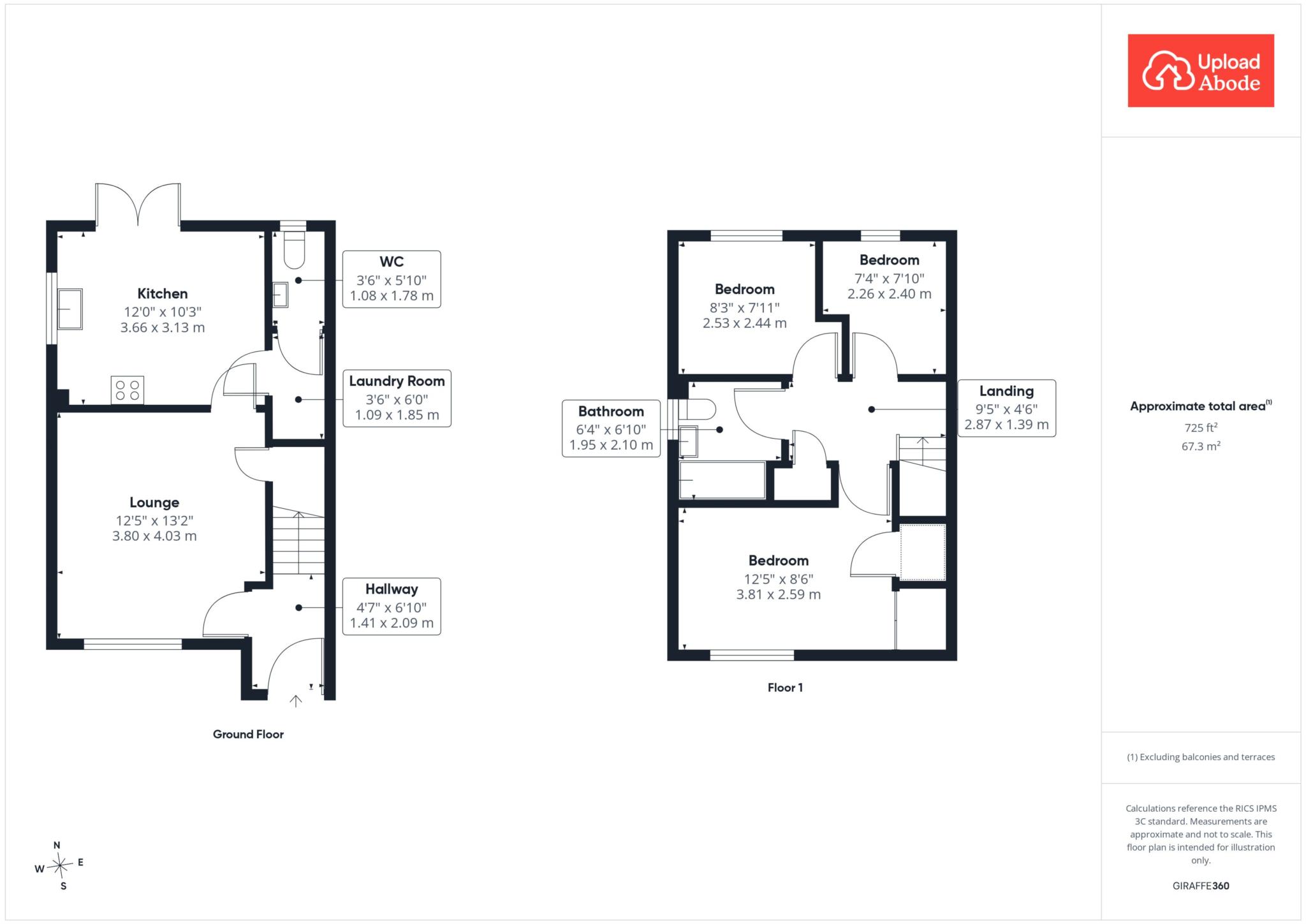 217, Meadowhead Road, Wishaw floorplan