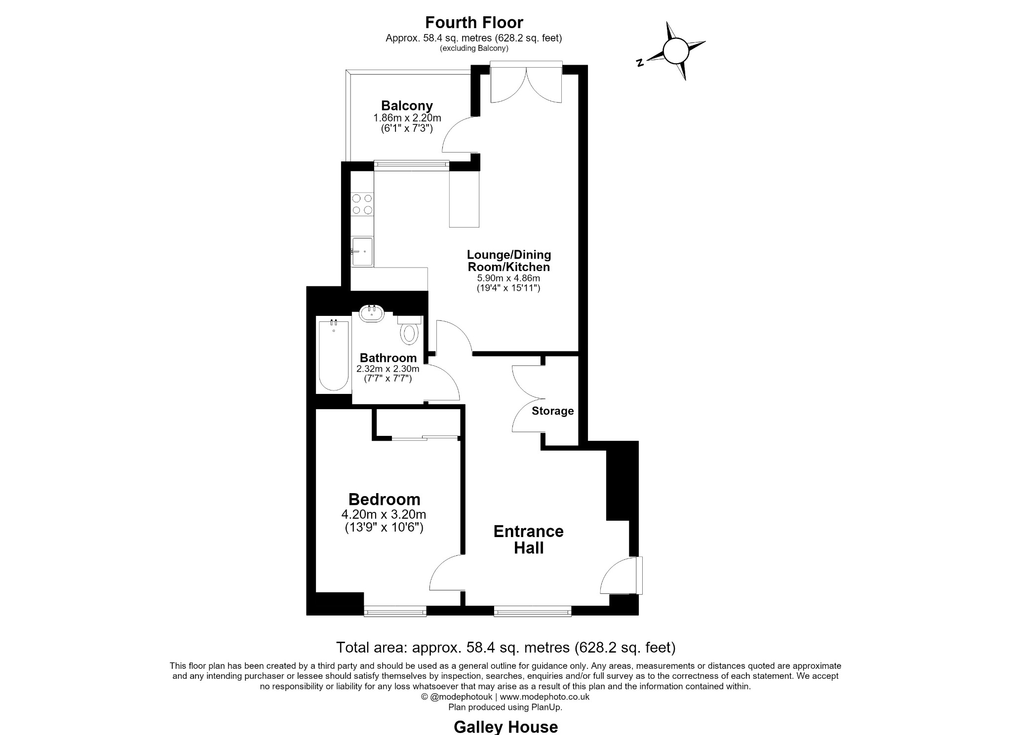 Flat 31, Galley House, London floorplan