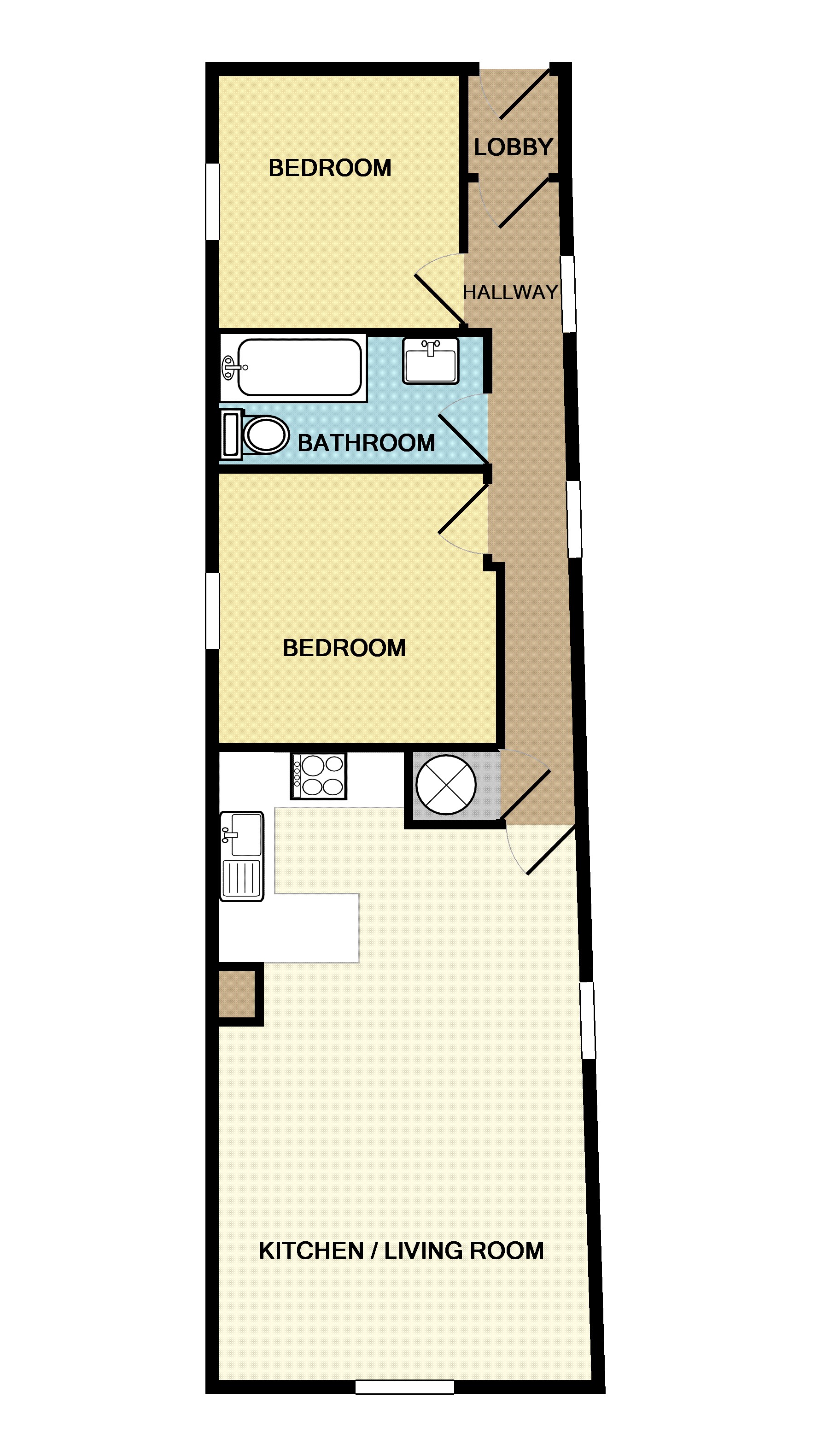 Flat 2, 1, Station Road, Devon floorplan