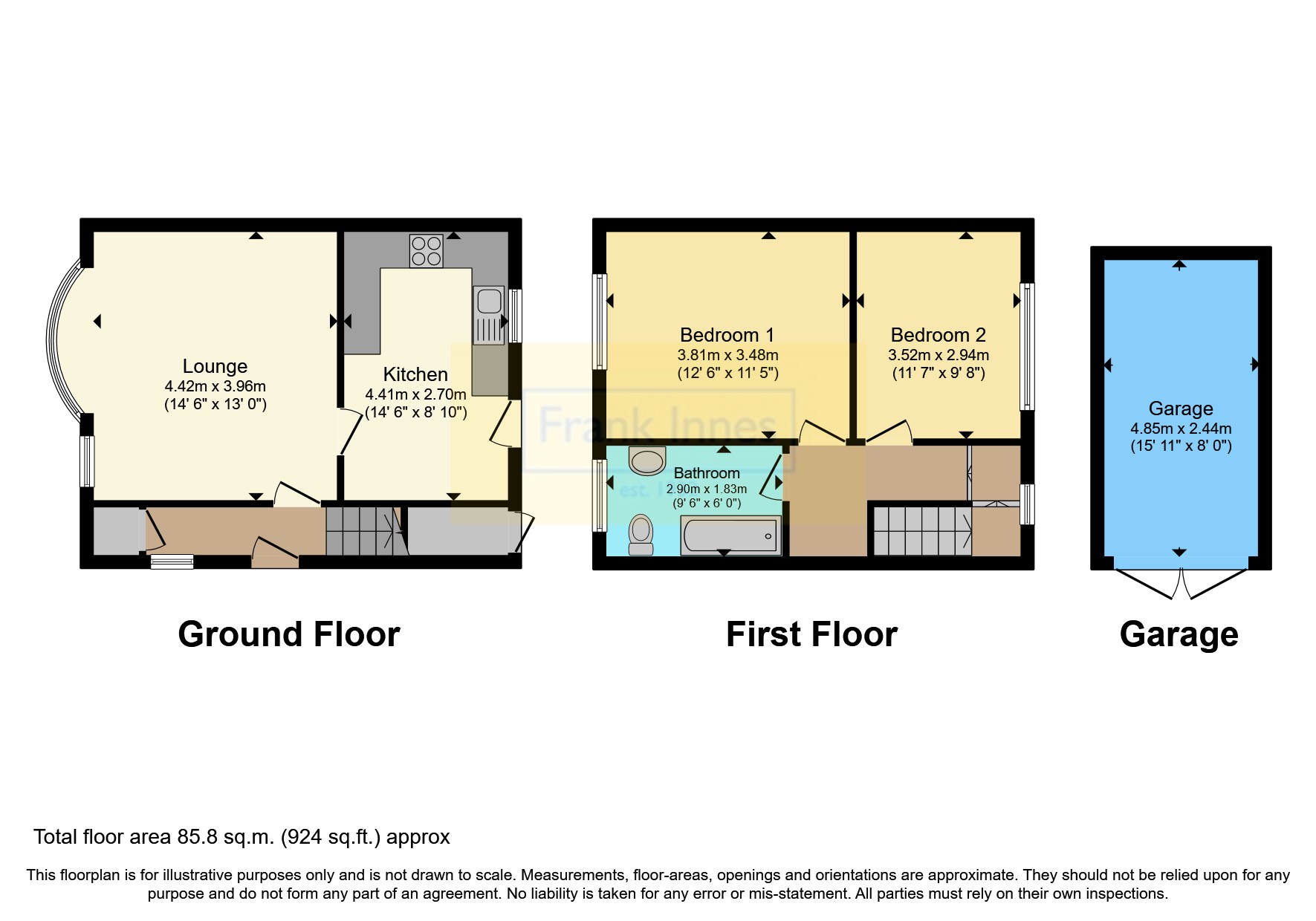 3, Bank Avenue, Nottinghamshire floorplan