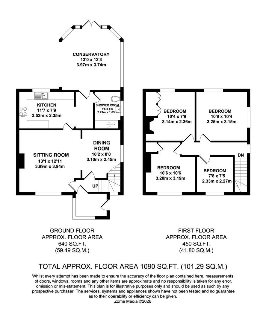 7, Meadow View, Laddingford floorplan