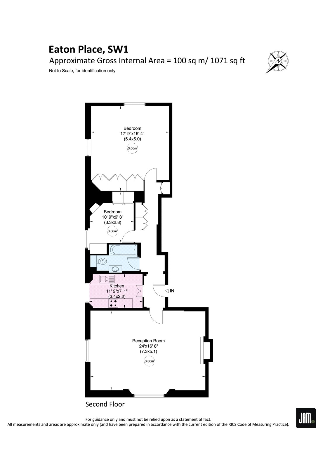 Eaton Place, London floorplan