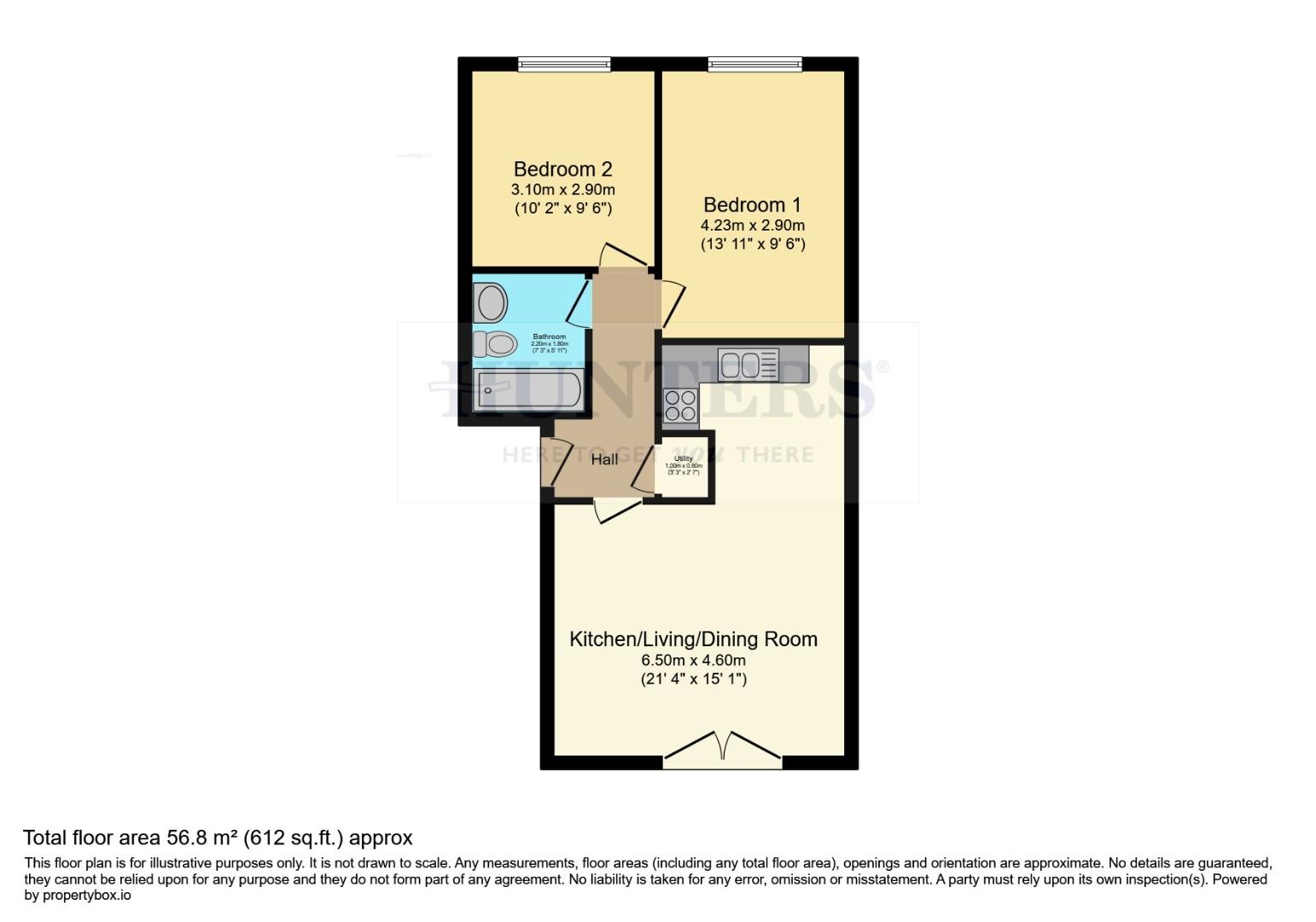 26, Wordsworth Court, Sheffield floorplan