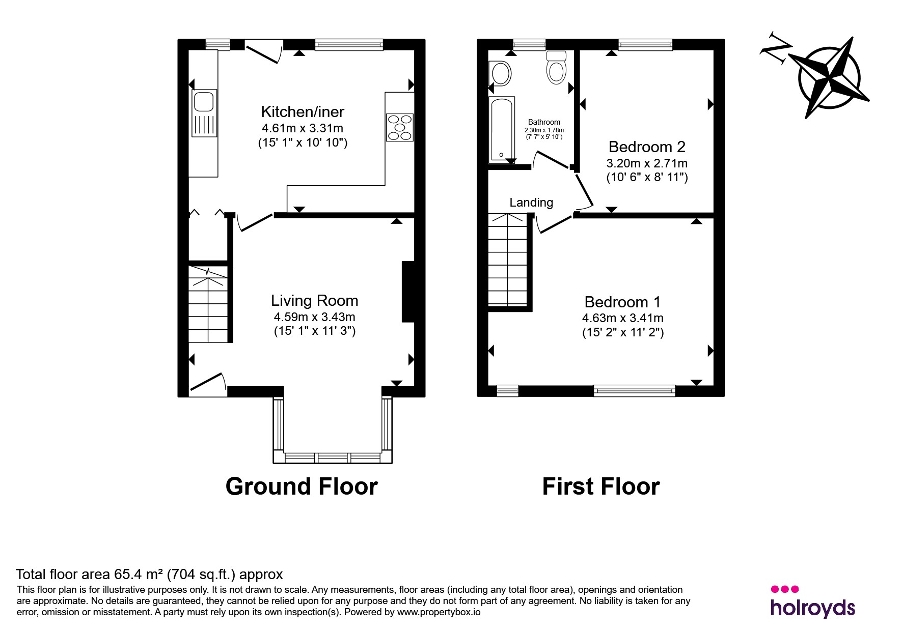 19, Bankfield Street, Keighley floorplan