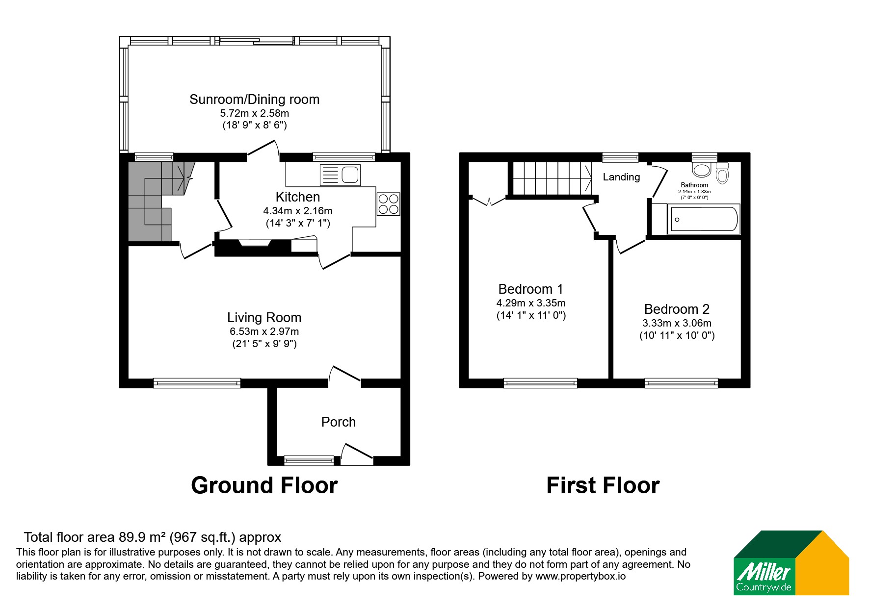 15, Langfords Meadow, Cornwall floorplan
