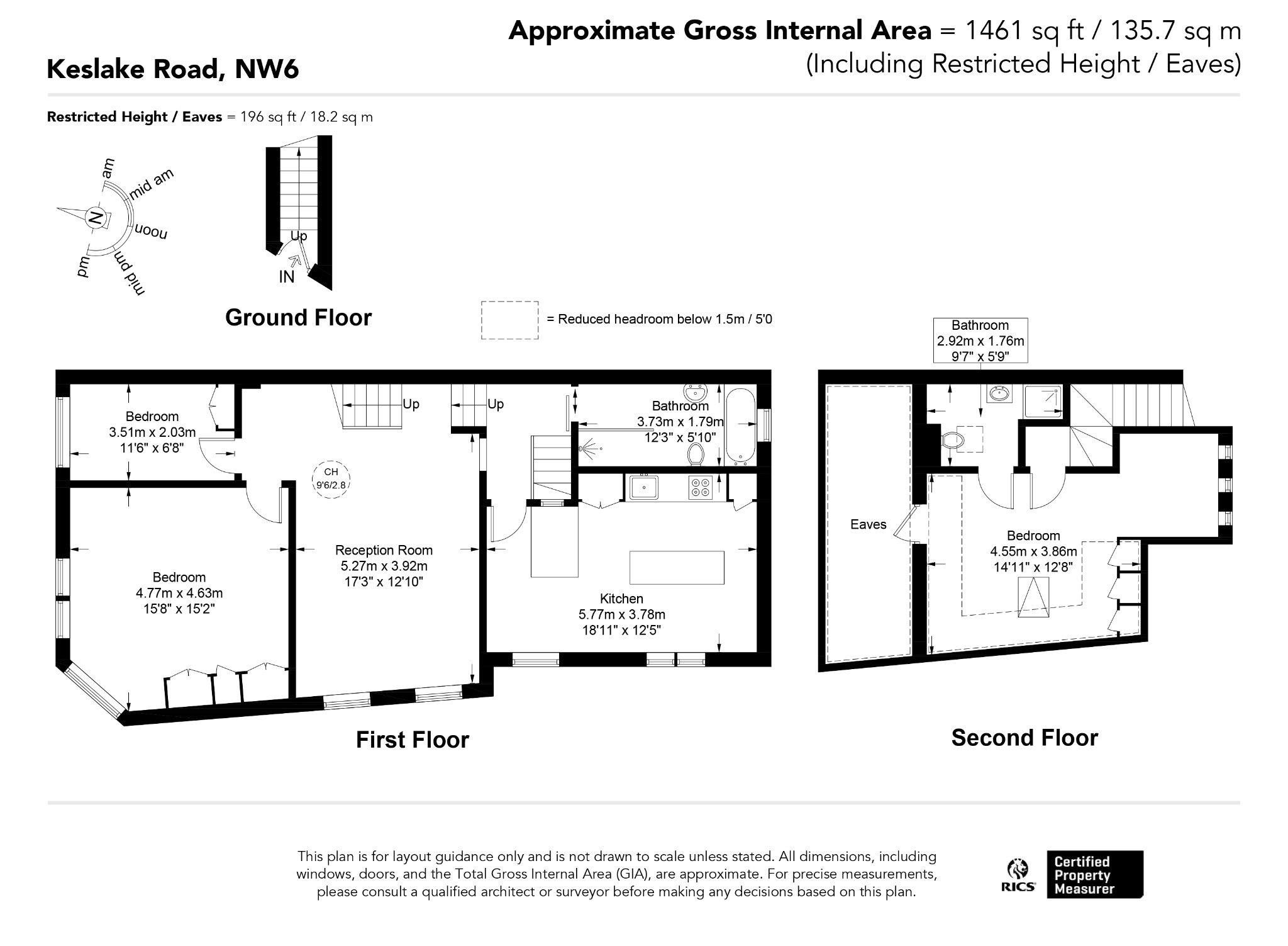 39A, Keslake Road, London floorplan
