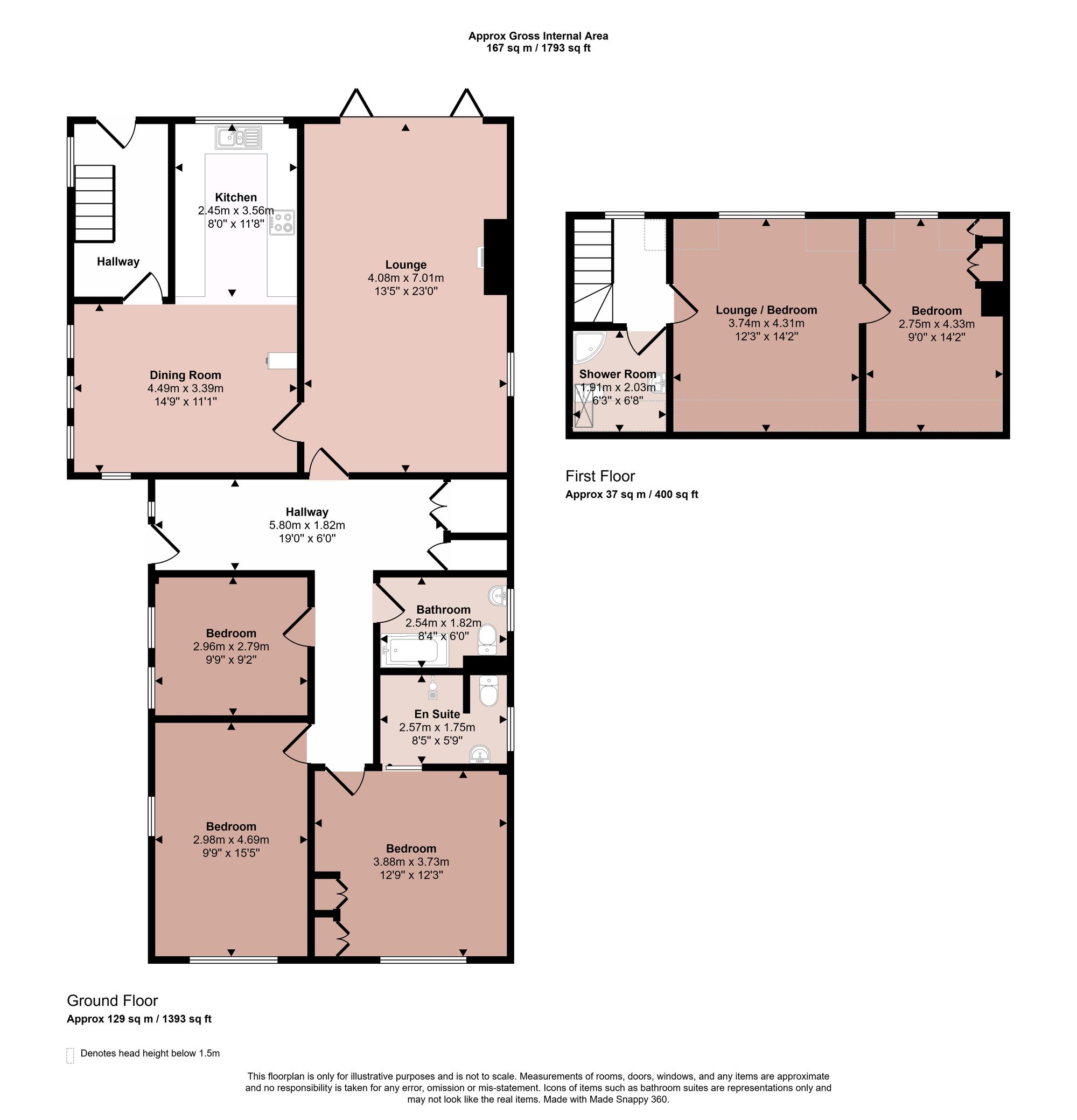 86 New Lane, York floorplan