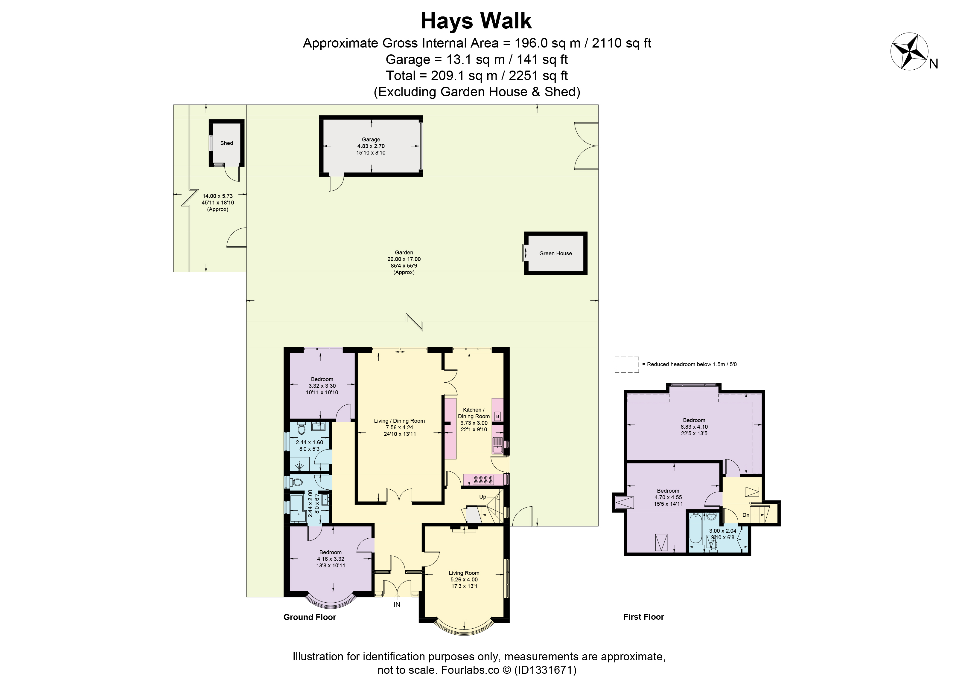 20 Hays Walk, Cheam, Sutton floorplan