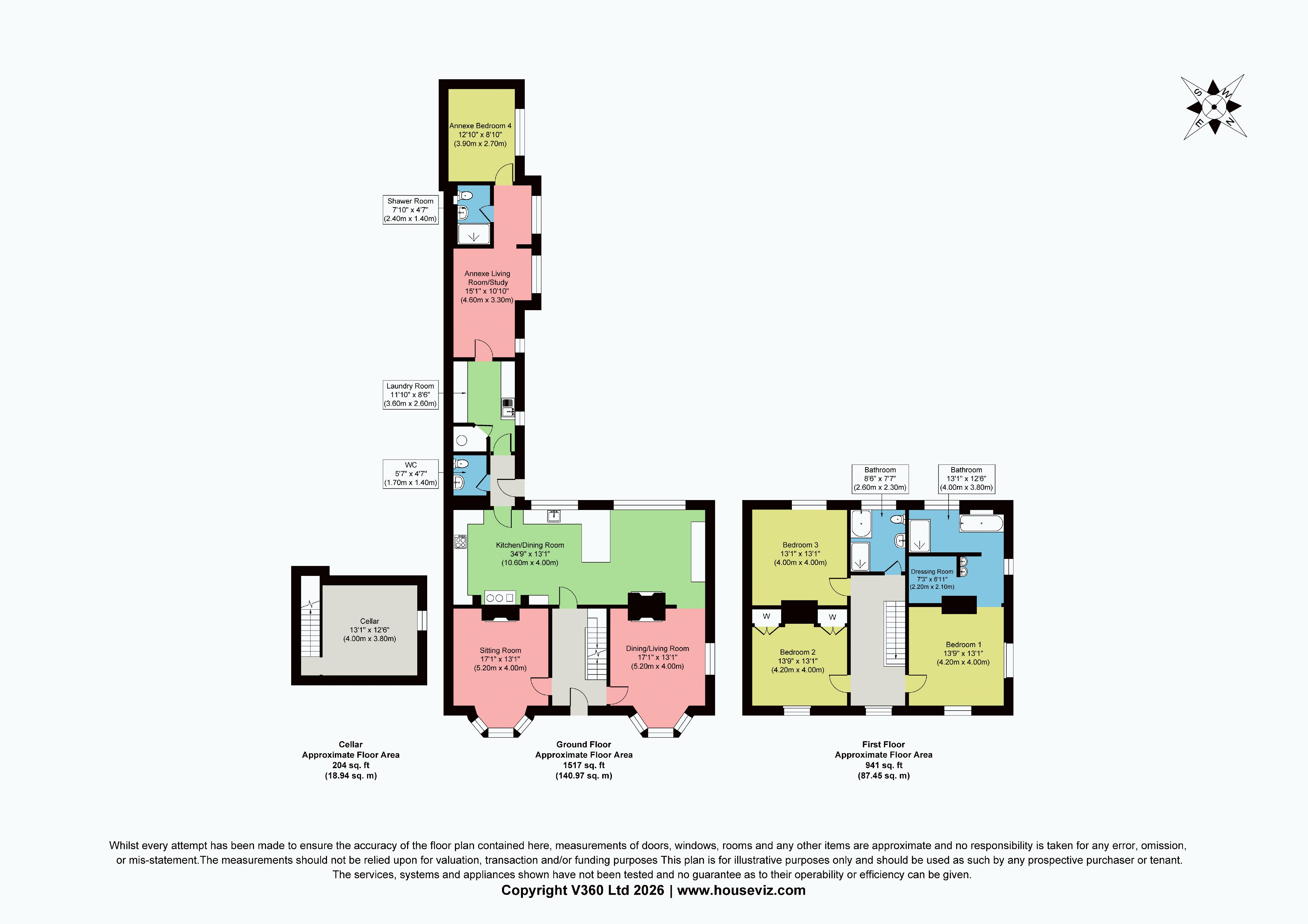 Clarence House, 131, Scarborough Road, Malton floorplan