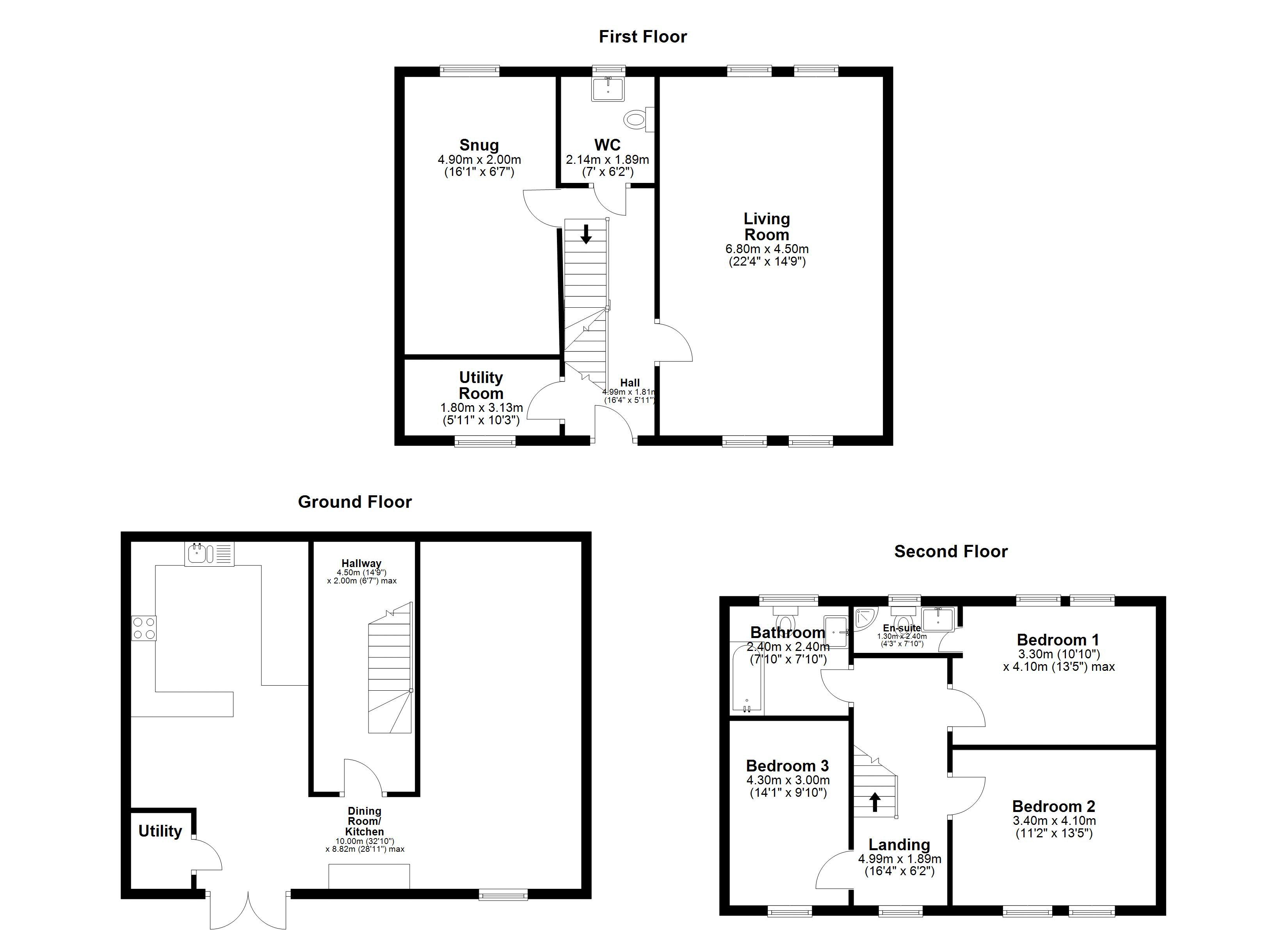 159, Longwood Road, Huddersfield floorplan