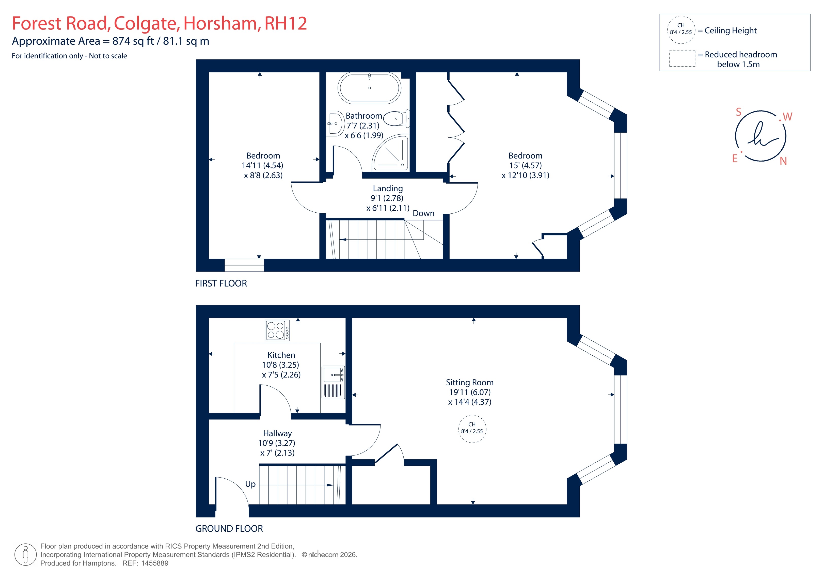 5 Mews House, 5 Mews House, Roffey Park, Colgate floorplan