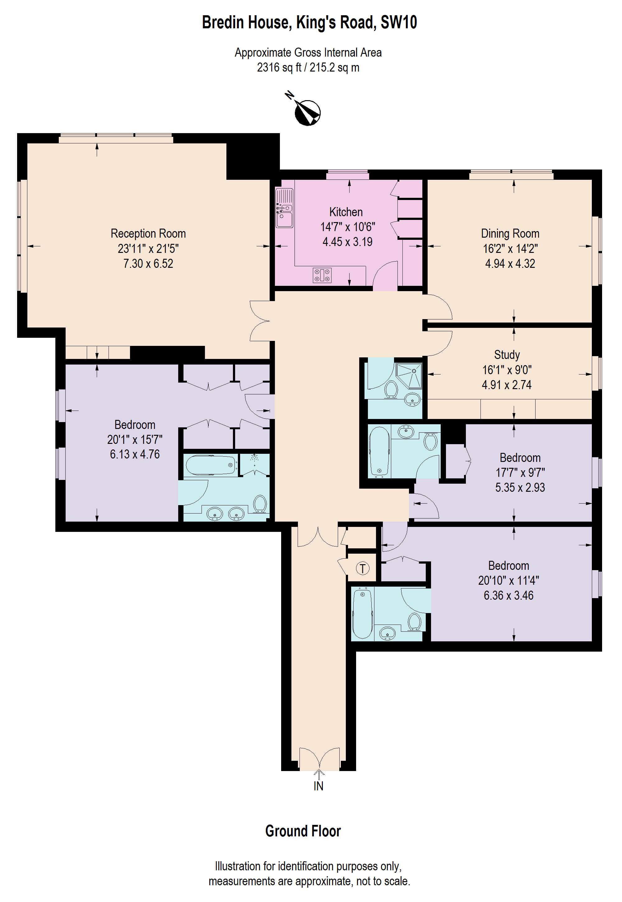 2, Coleridge Gardens, London floorplan