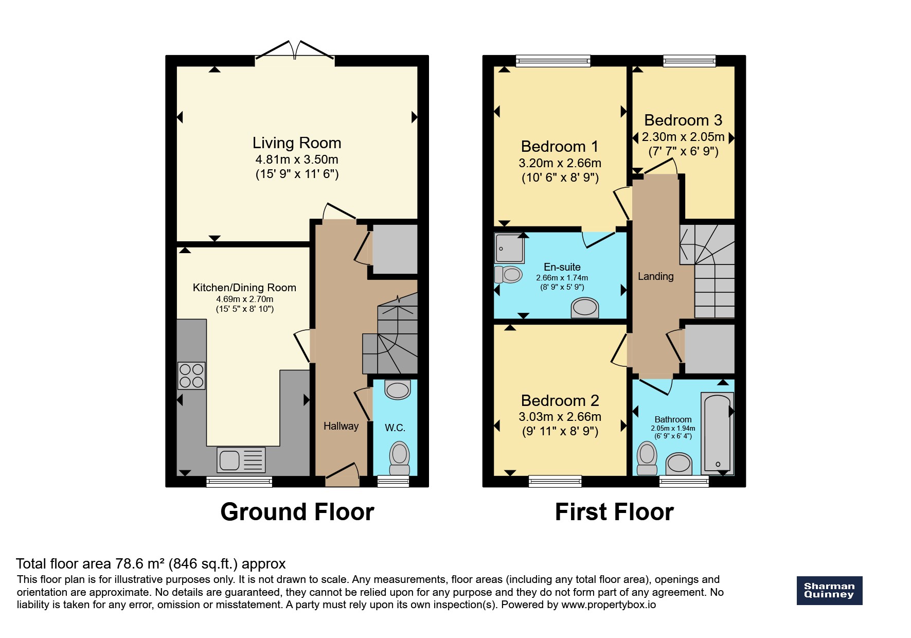 10, Noble Close, Peterborough floorplan