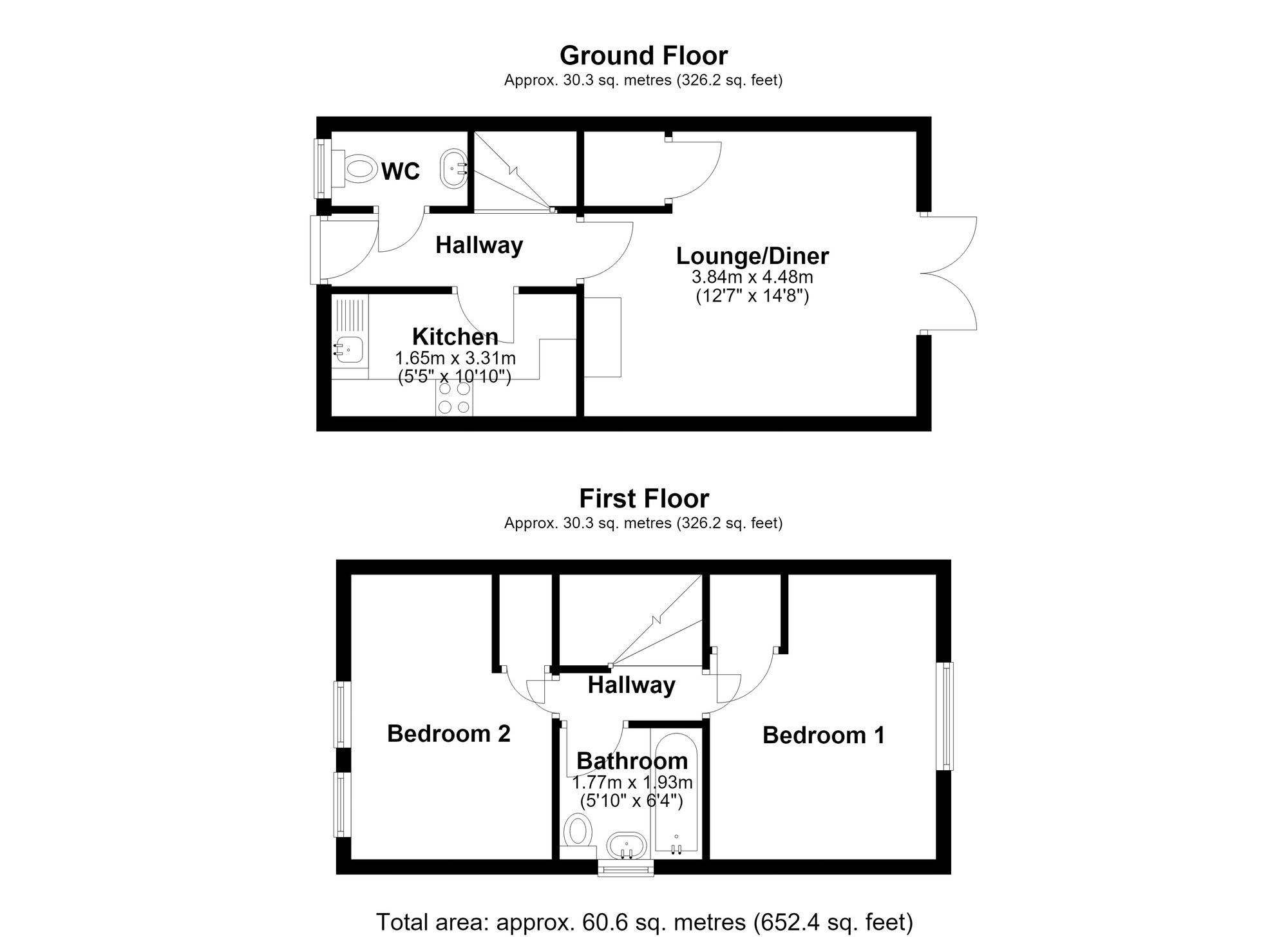 17 Hanford Drive, Pershore floorplan