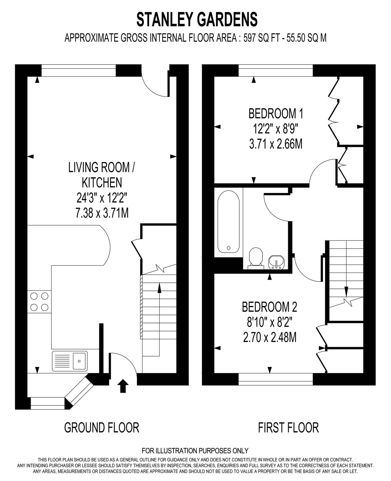 11, Stanley Gardens, Walton-on-Thames floorplan