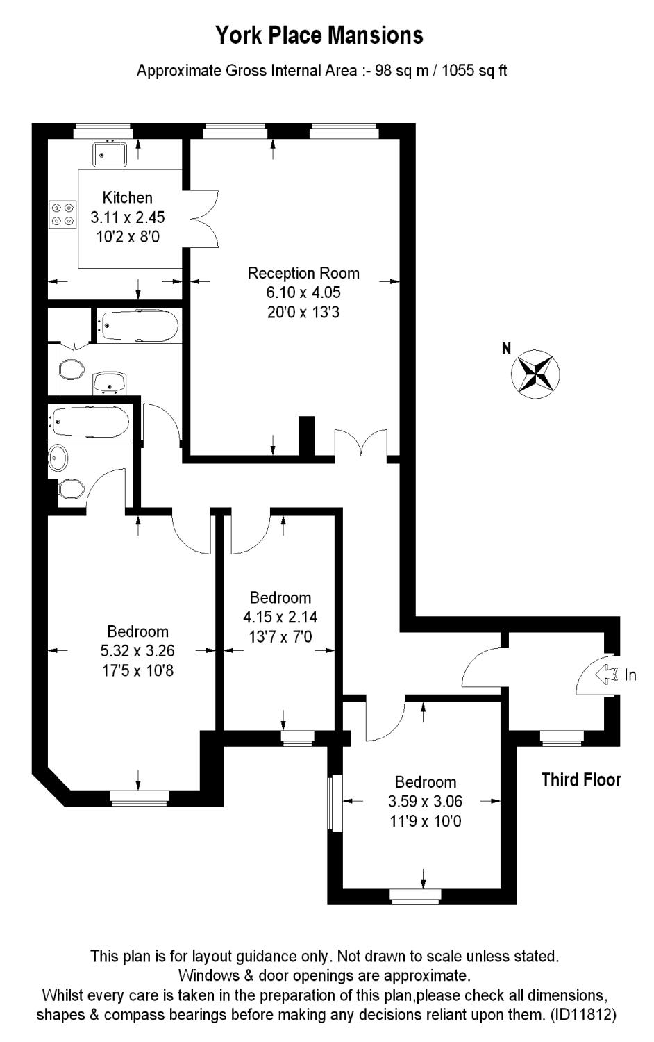 3 Bedrooms Flat to rent in Baker Street, London W1U