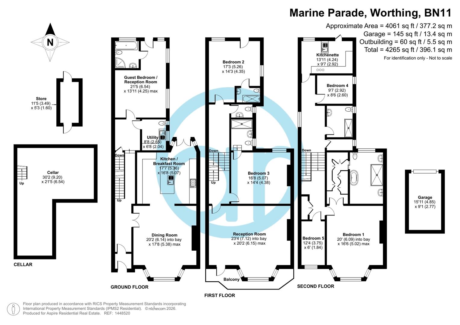 106, Marine Parade, Worthing floorplan