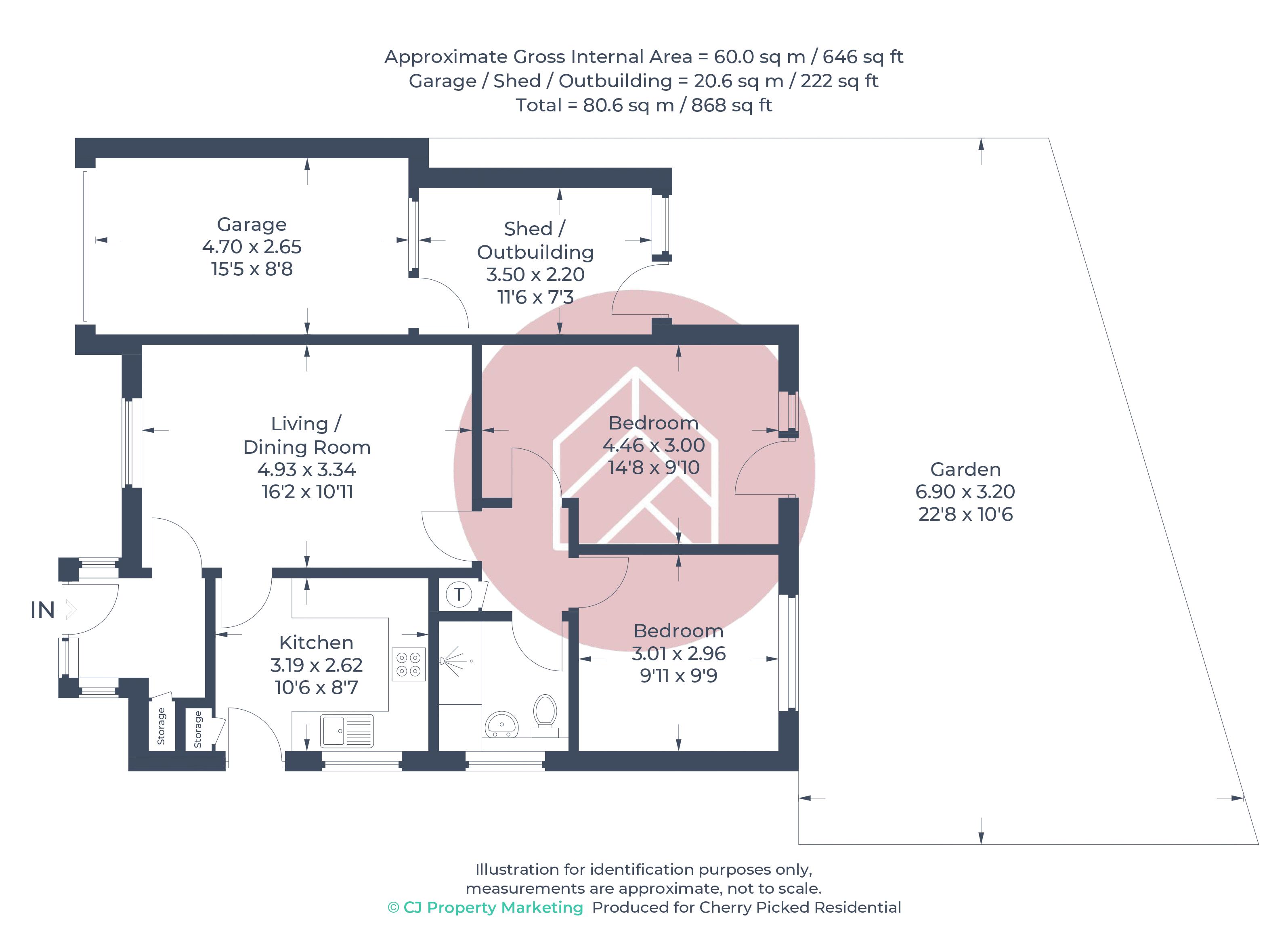 40, Hardwick Avenue, Kidlington floorplan