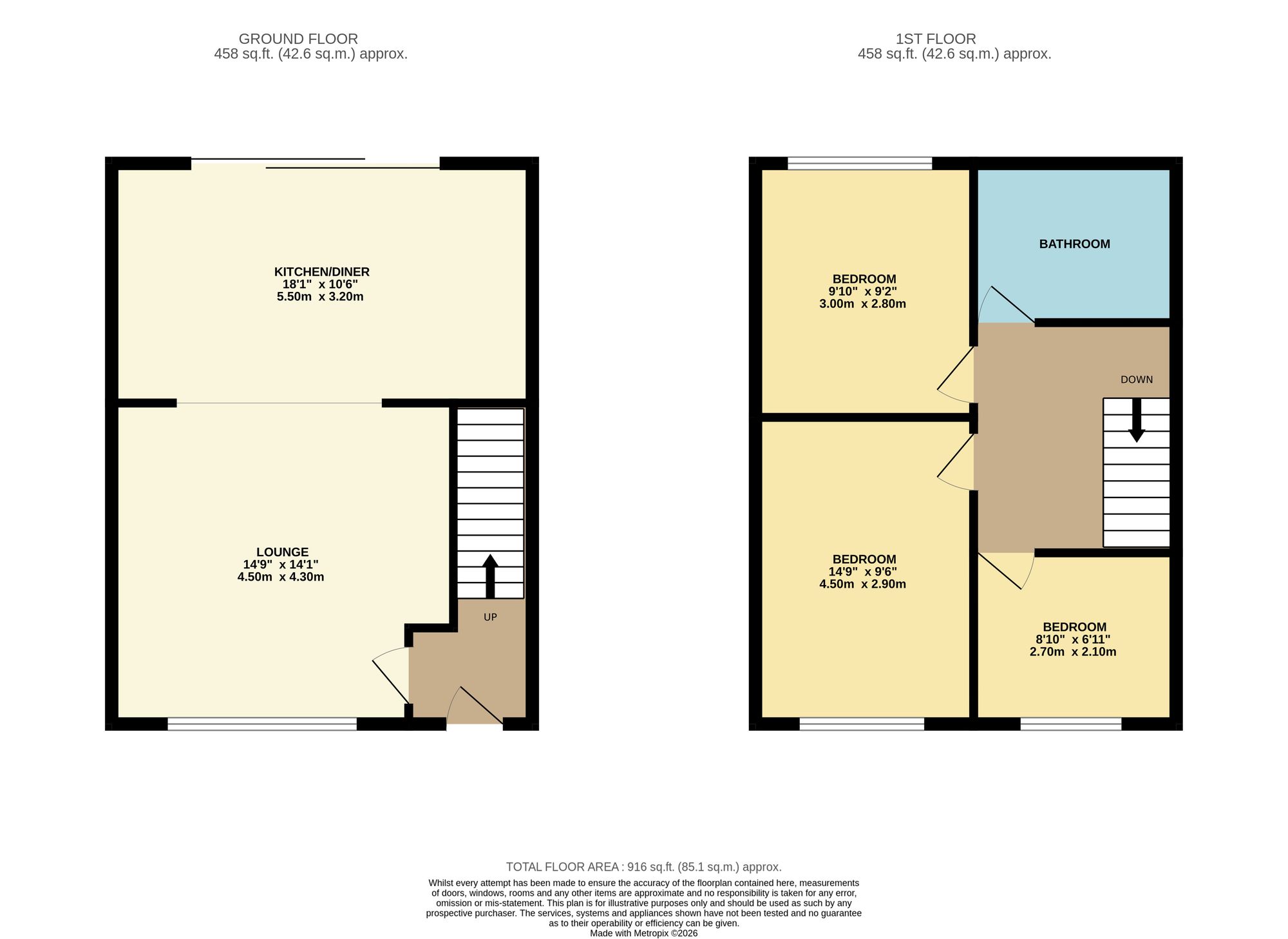 12 James Street, Bolton floorplan