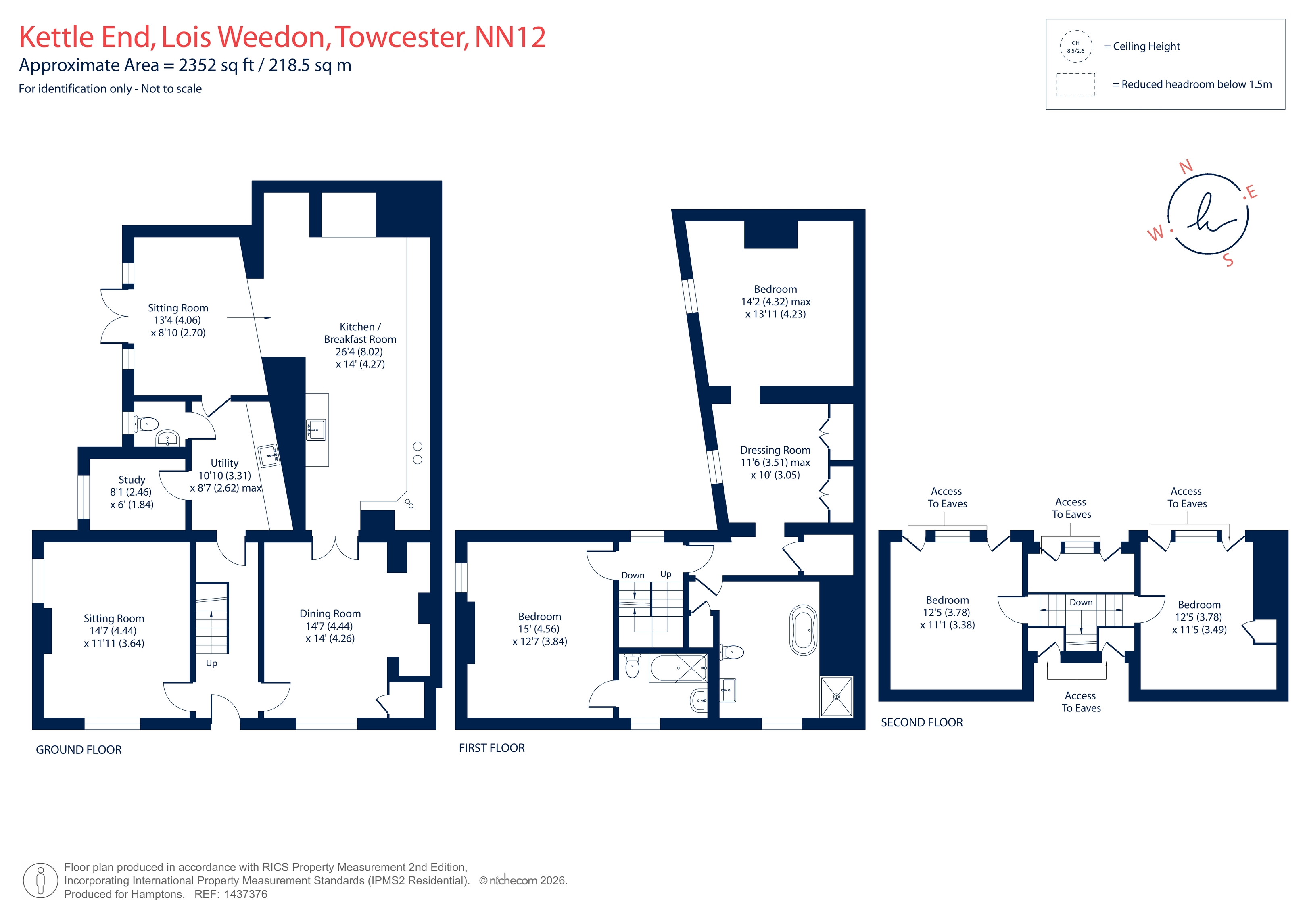 1, Kettle End, Lois Weedon floorplan