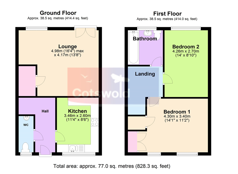 14, Barleyfields Avenue, Cheltenham floorplan