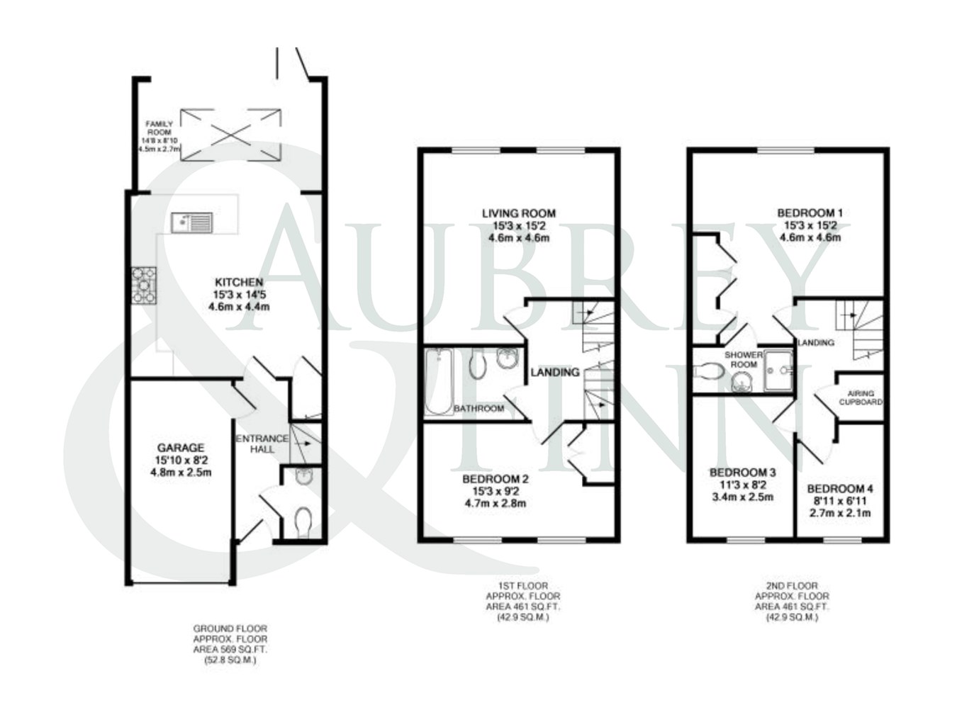 4 Bedrooms Town house to rent in Pegasus Place, St Albans AL3