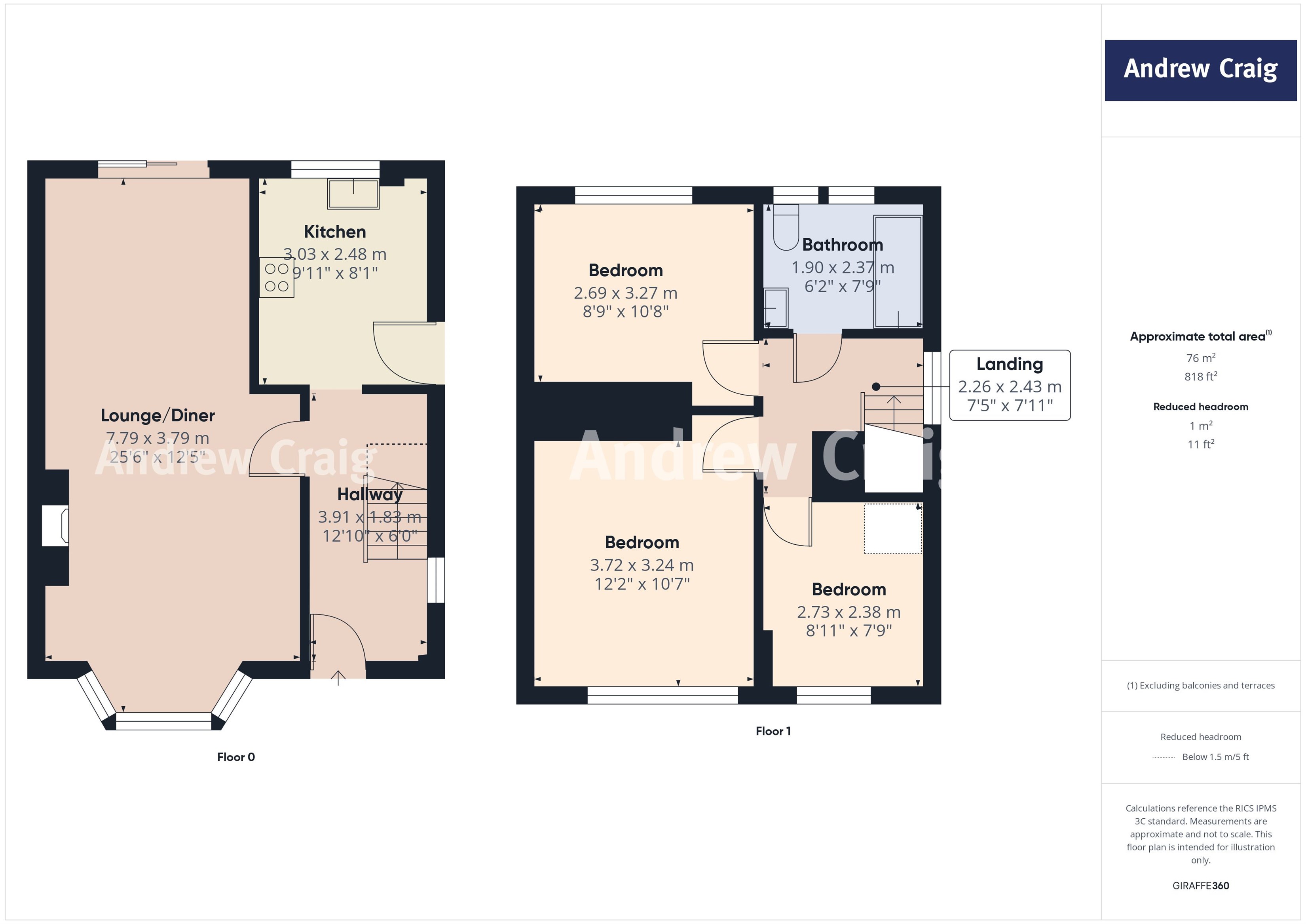 6 Grisedale Gardens, Low Fell floorplan